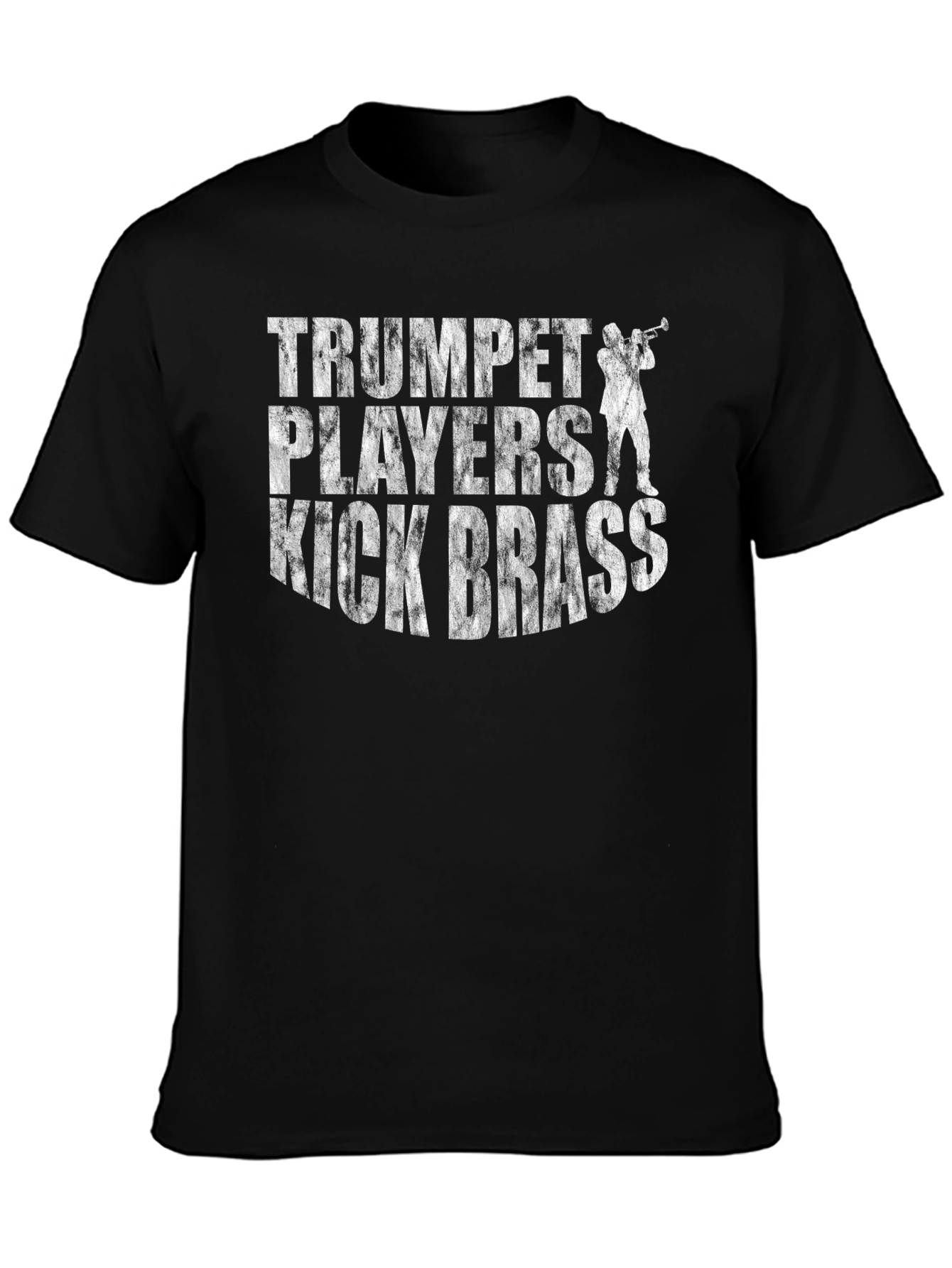 Trumpet Players Kick Brass Black T-Shirt