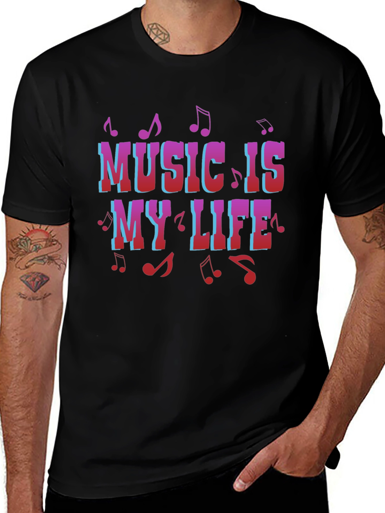 Music Is My Life Graphic Tee