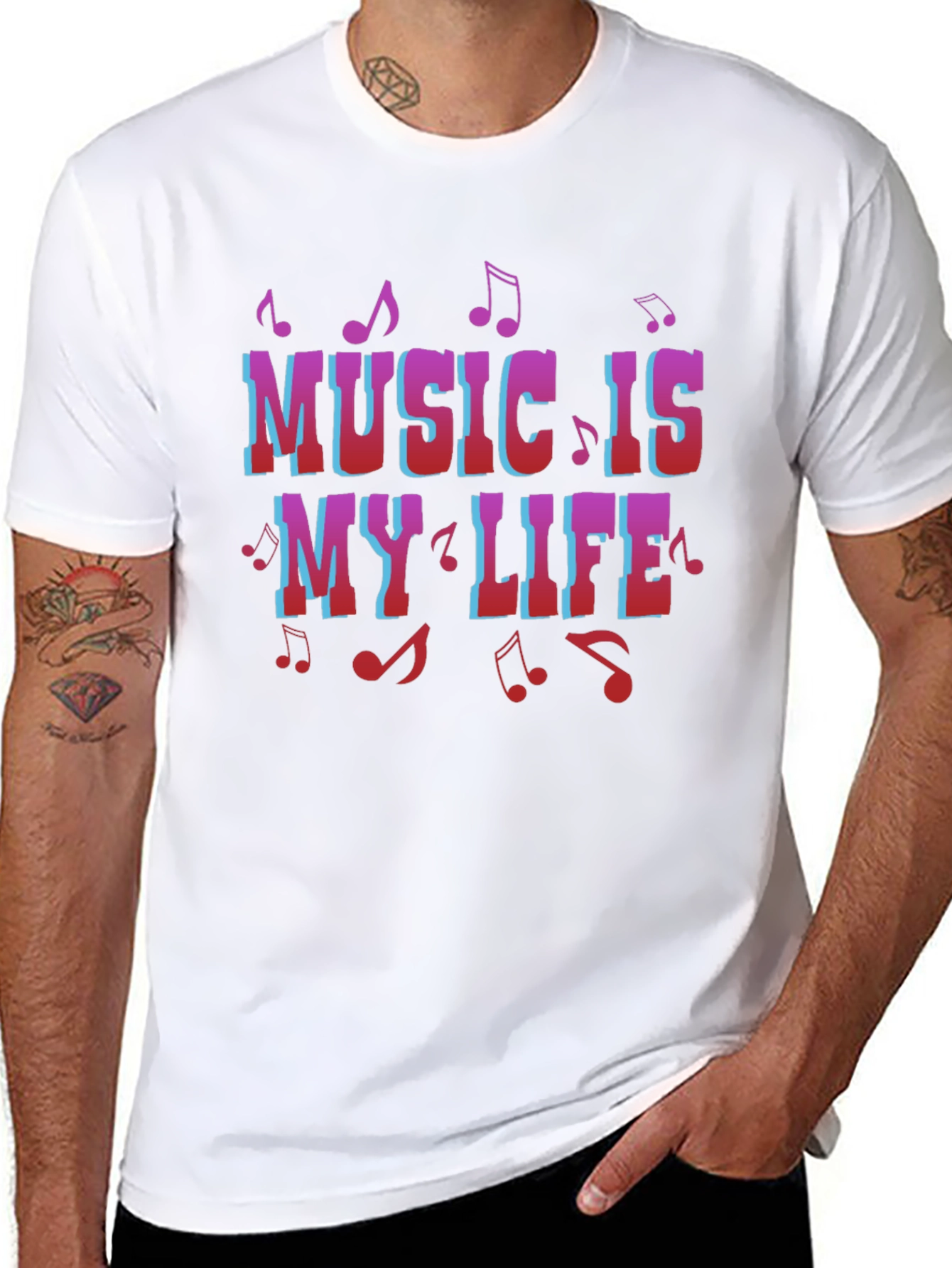 Music Is My Life Graphic Tee