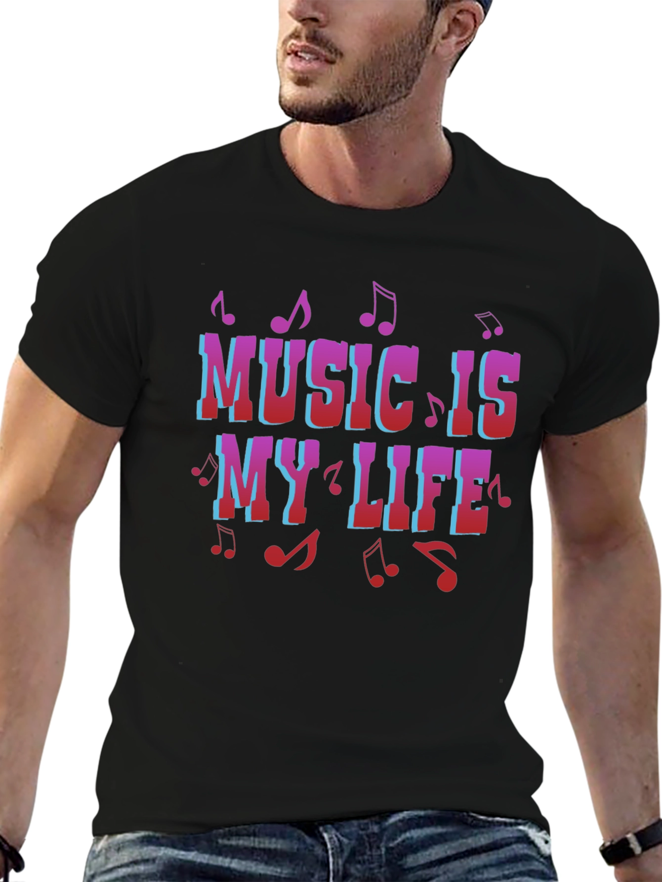 Music Is My Life Graphic Tee