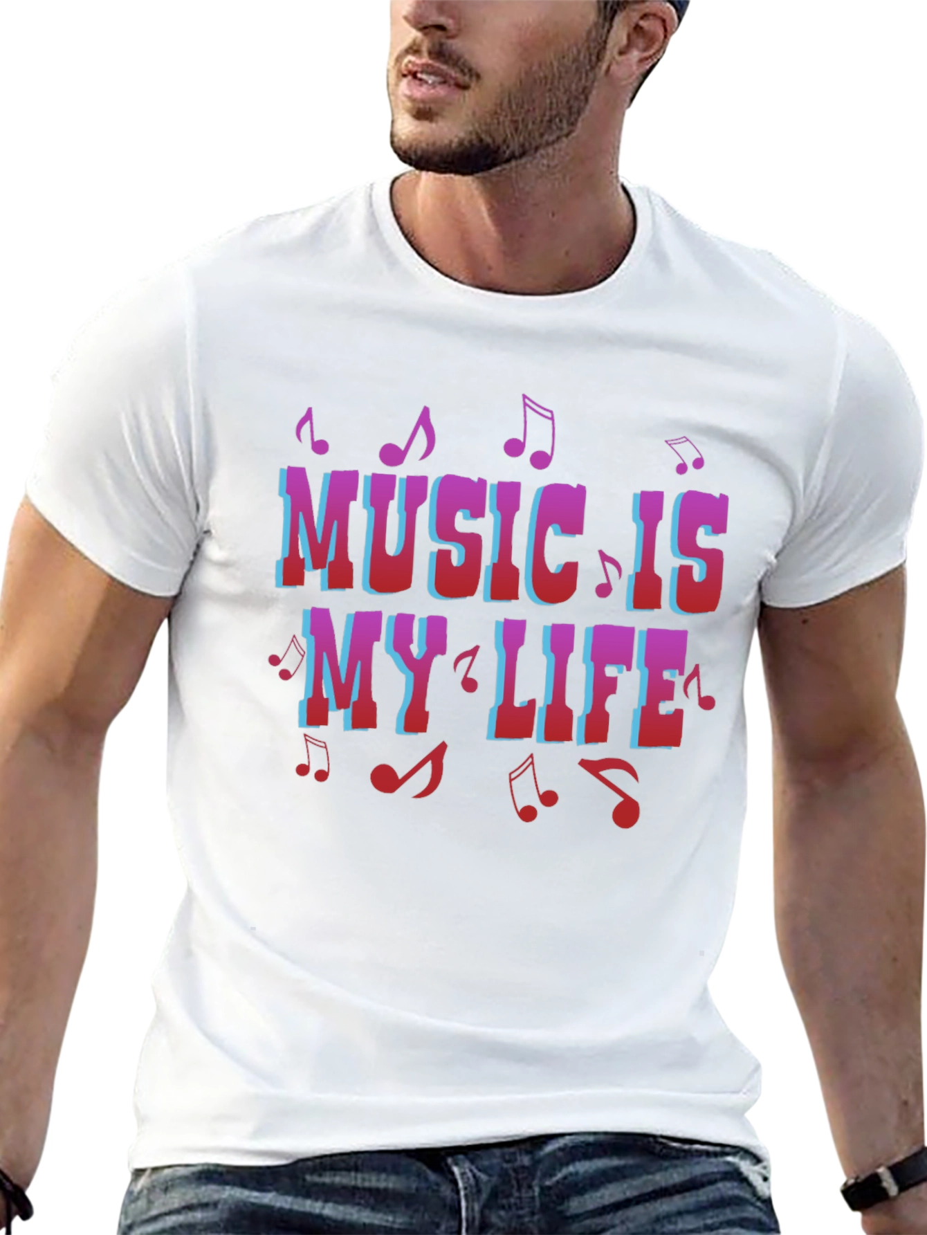 Music Is My Life Graphic Tee