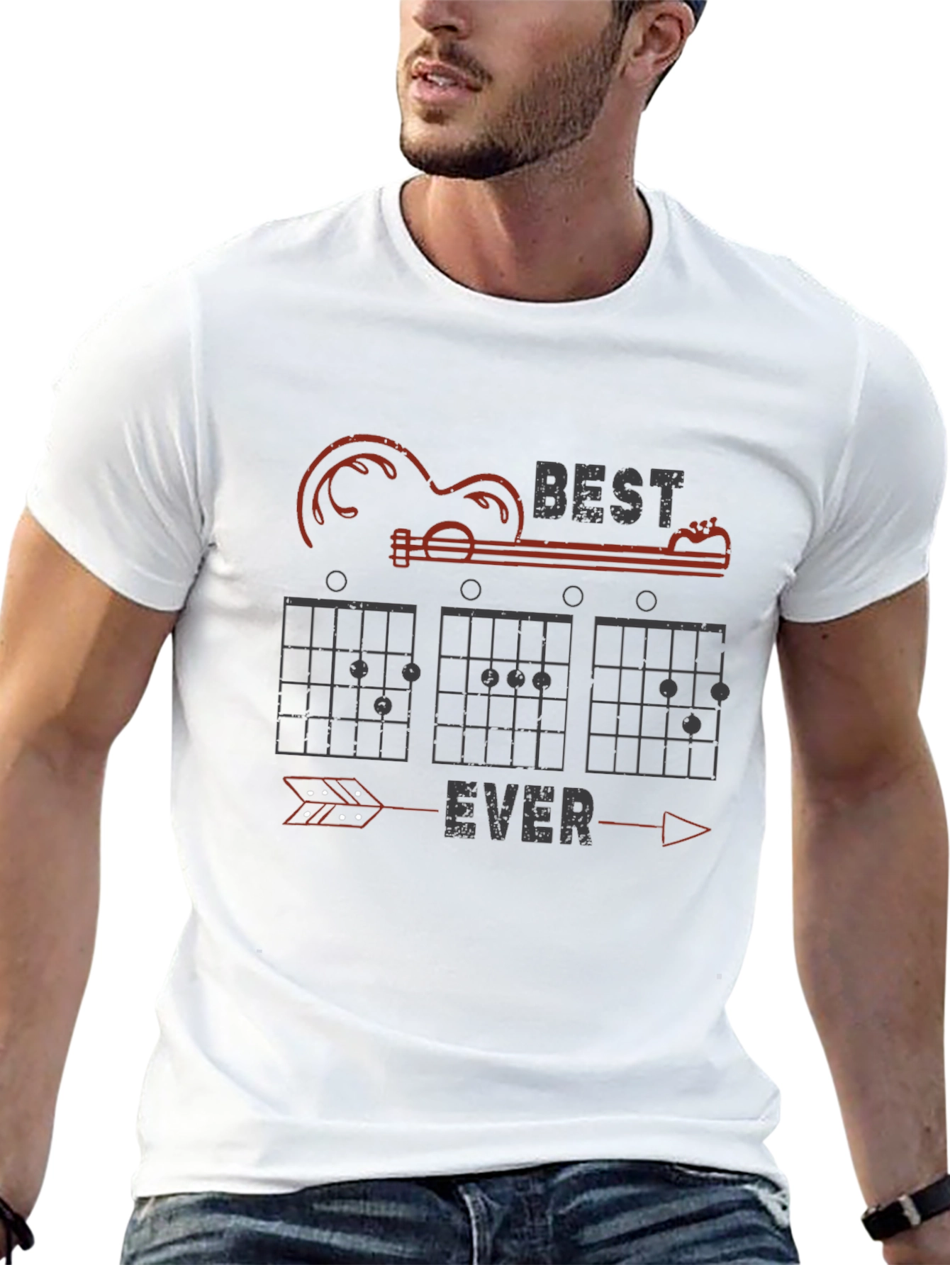 Best Ever Guitar Chords Graphic T-Shirt