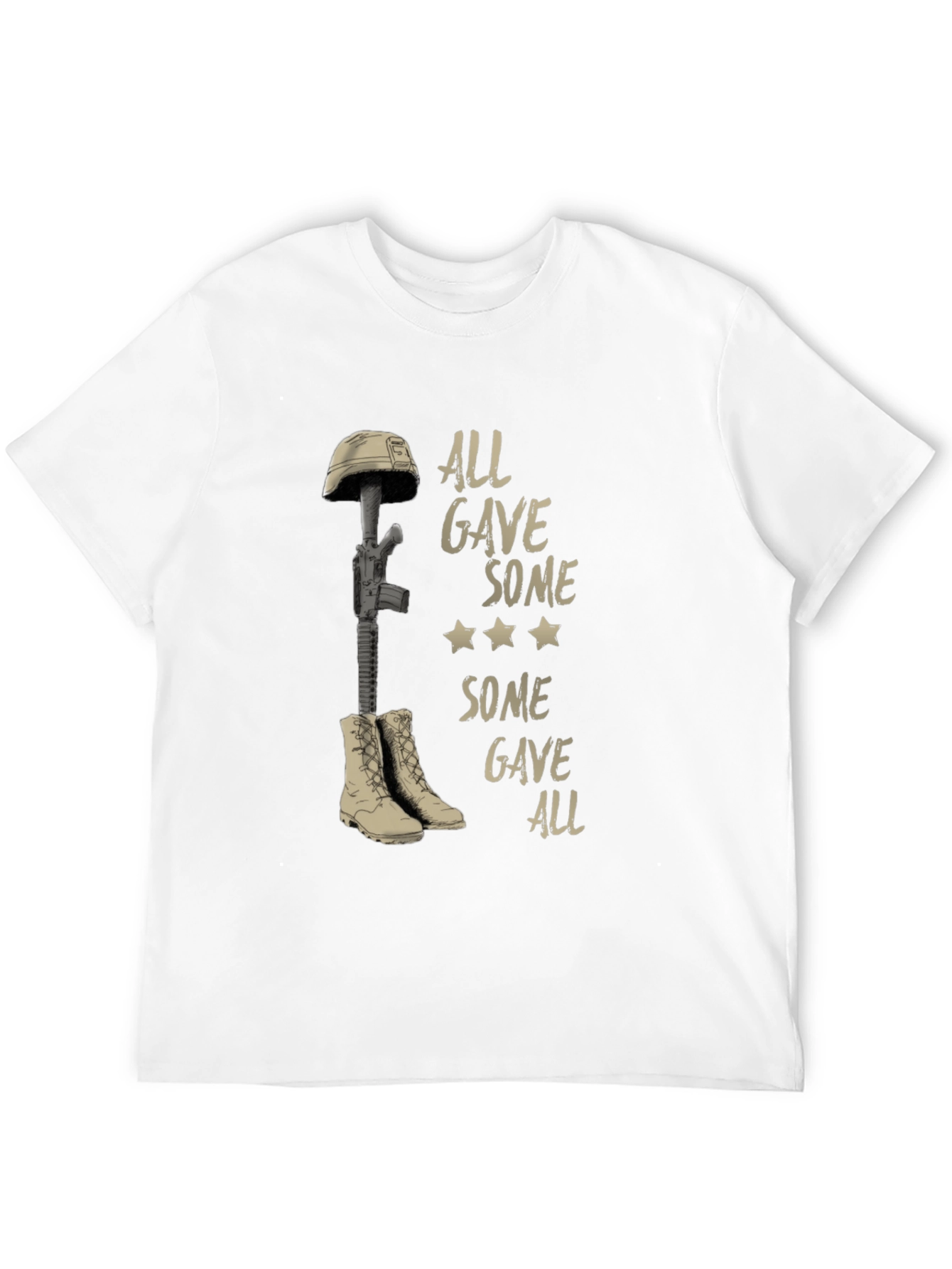 All Gave Some T-Shirt - Military Memorial Tee
