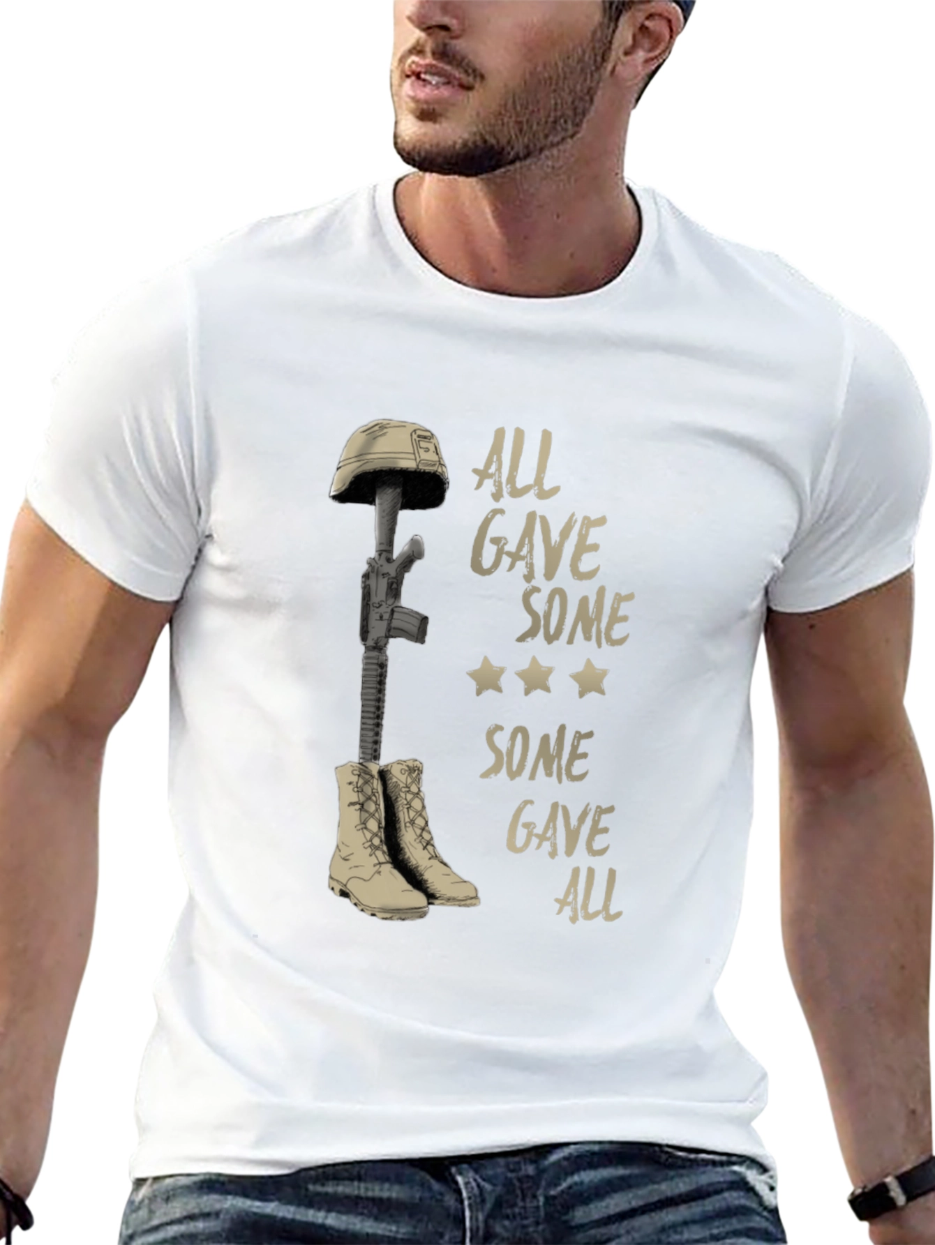 All Gave Some T-Shirt - Military Memorial Tee