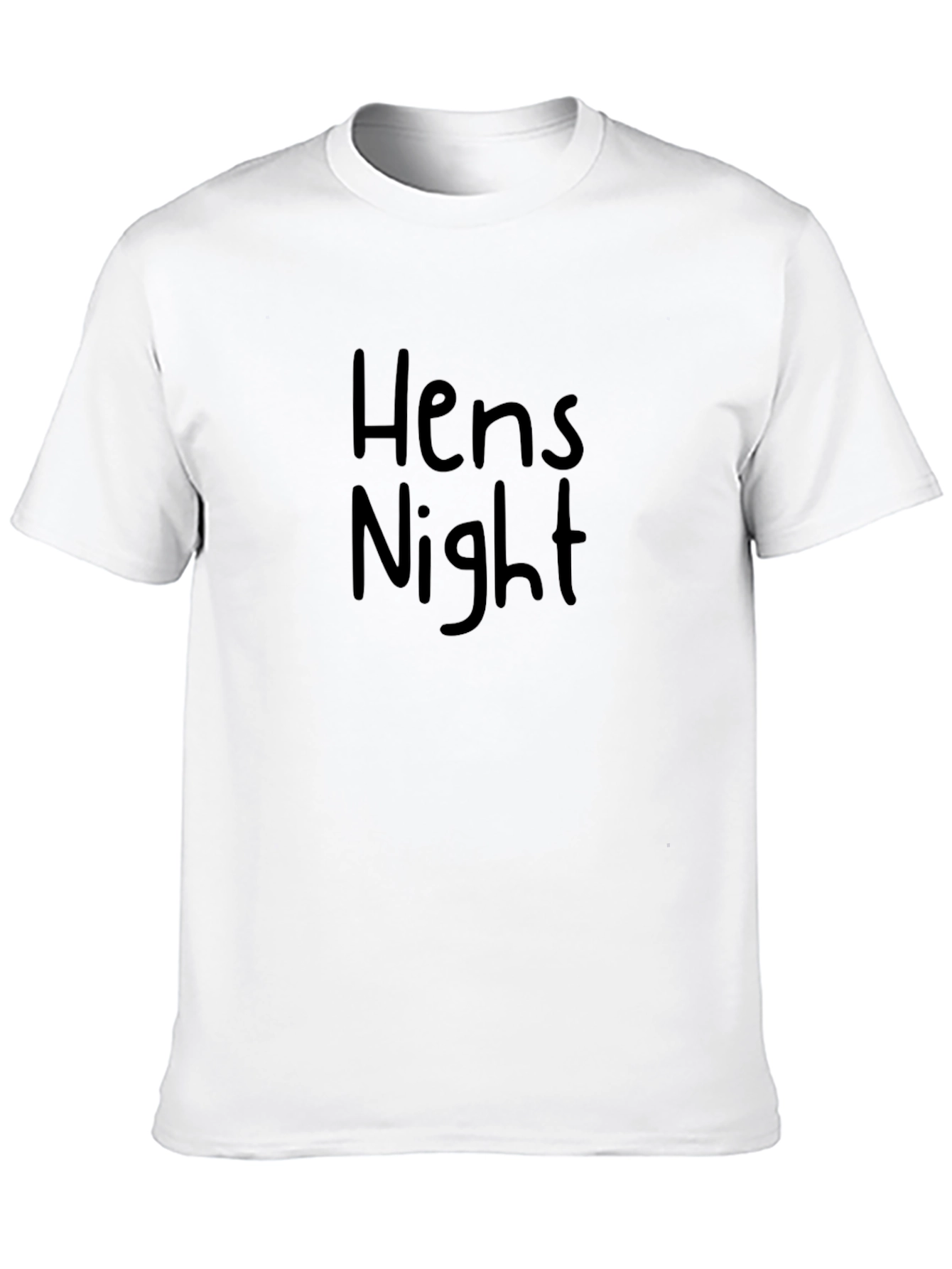 Hens Night T-Shirt - Black Crew Neck Tee