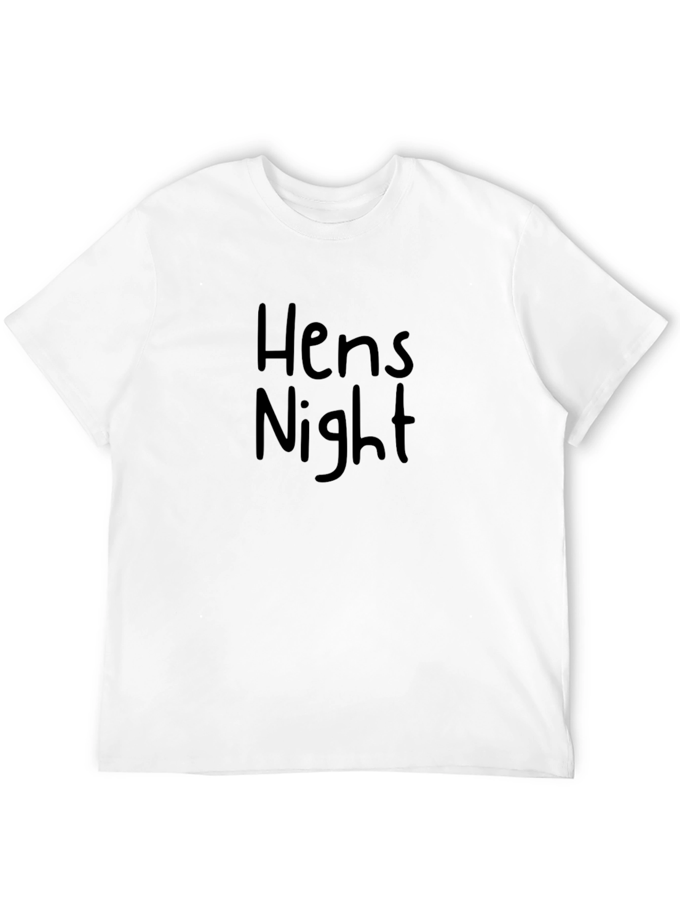Hens Night T-Shirt - Black Crew Neck Tee