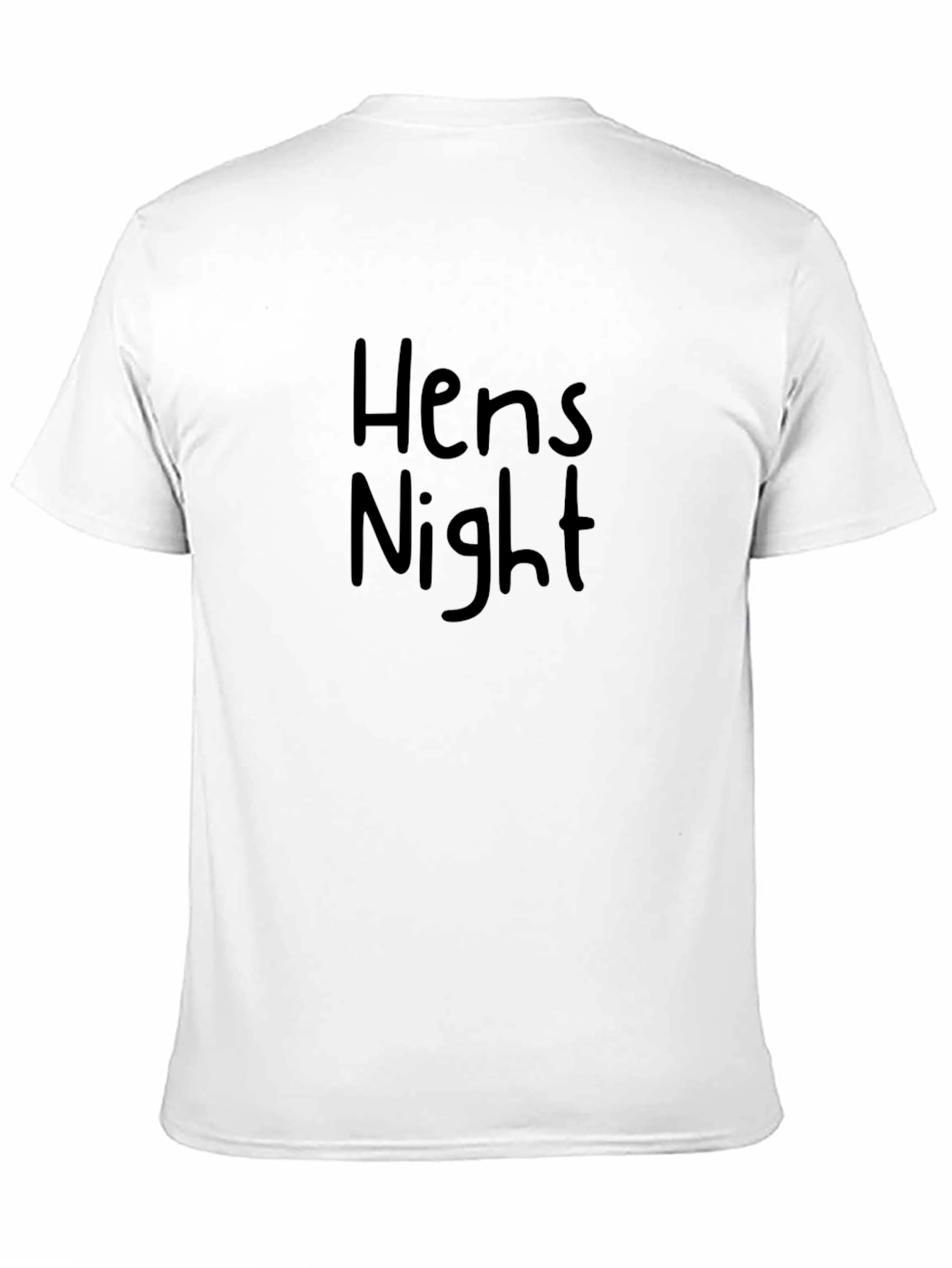 Hens Night T-Shirt - Black Crew Neck Tee