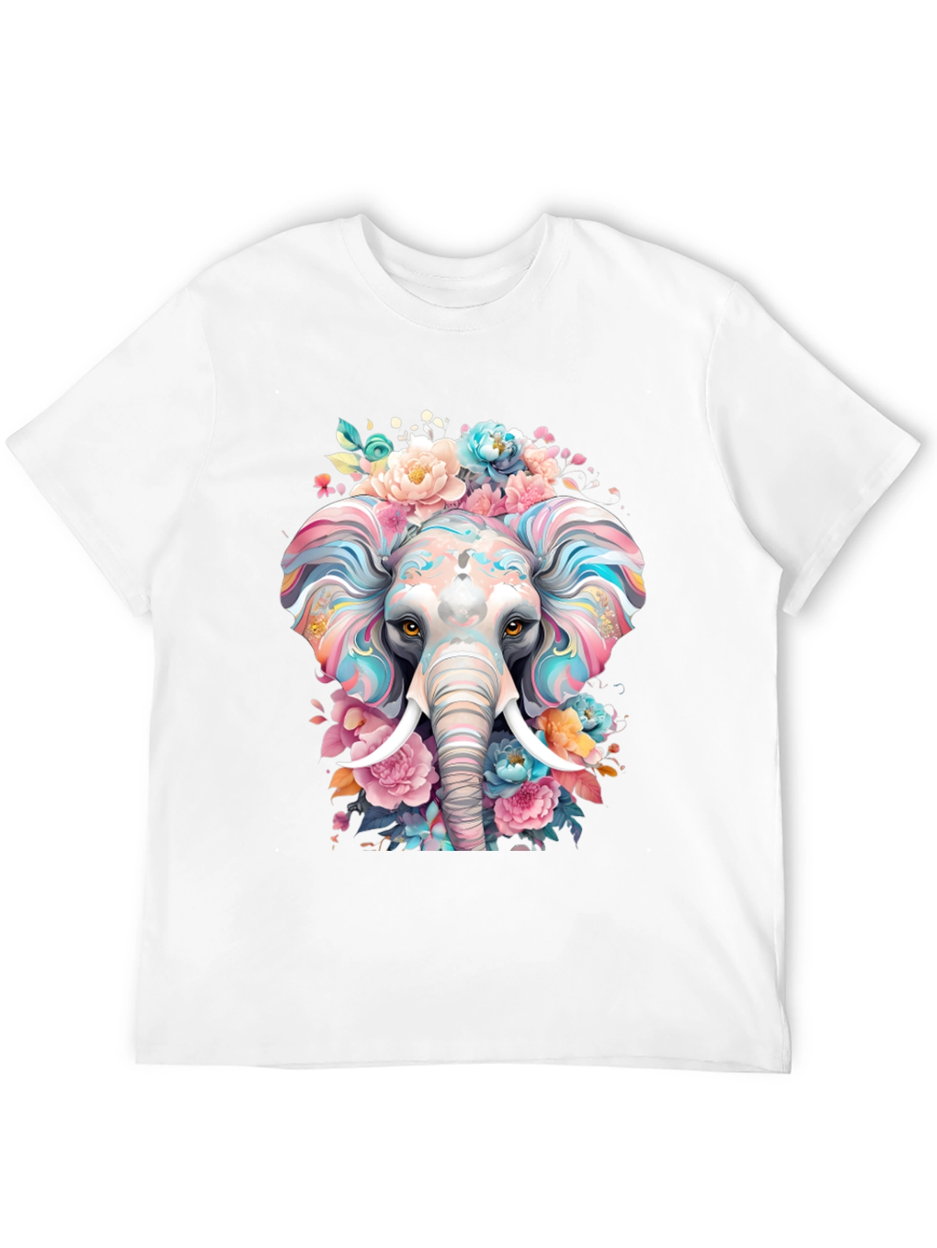 Floral Elephant Graphic Tee