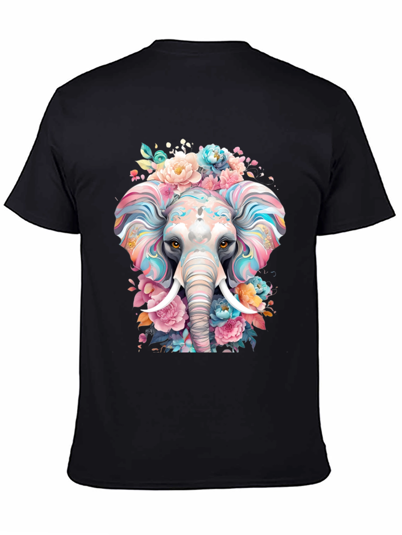 Floral Elephant Graphic Tee