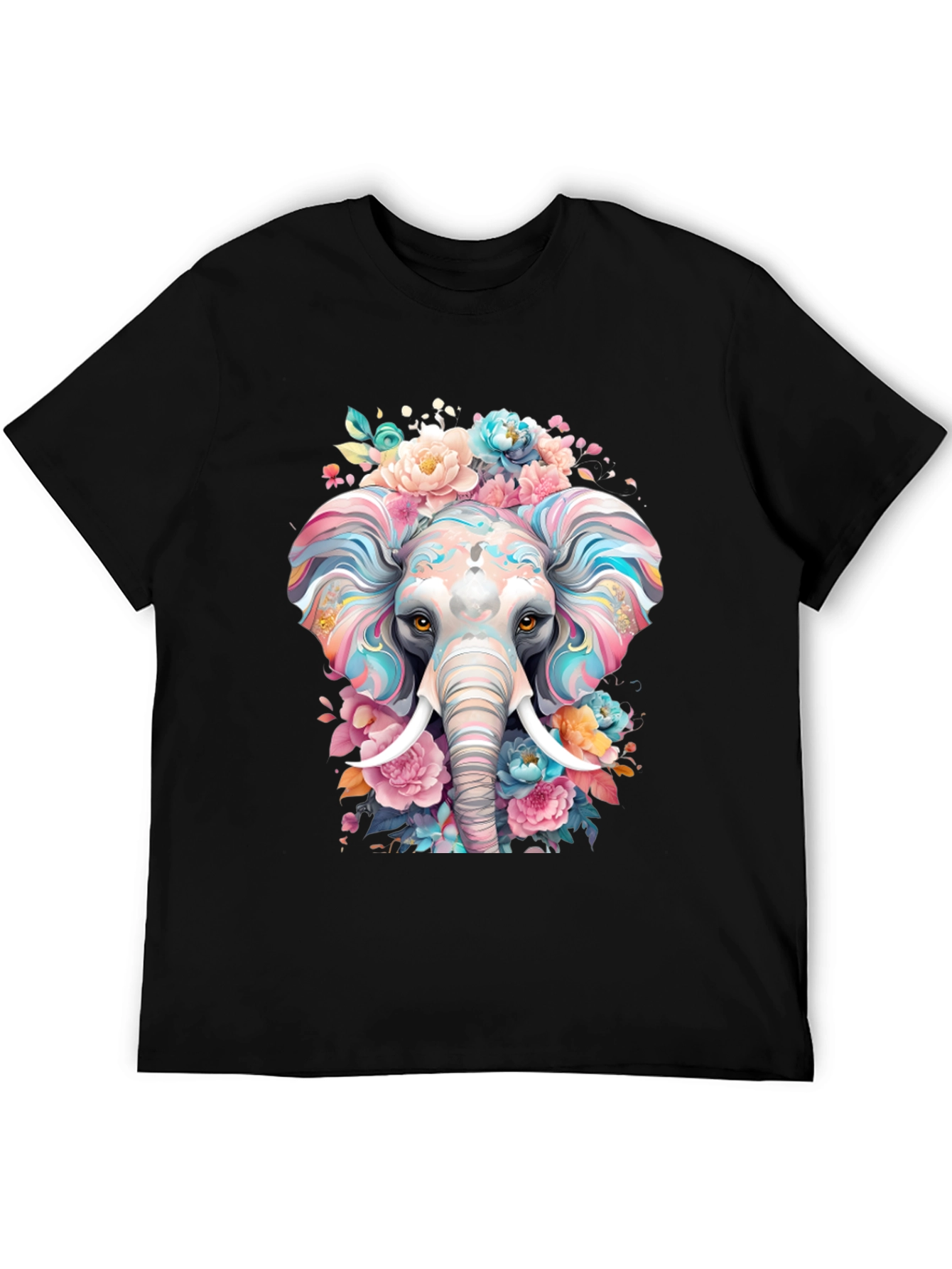 Floral Elephant Graphic Tee