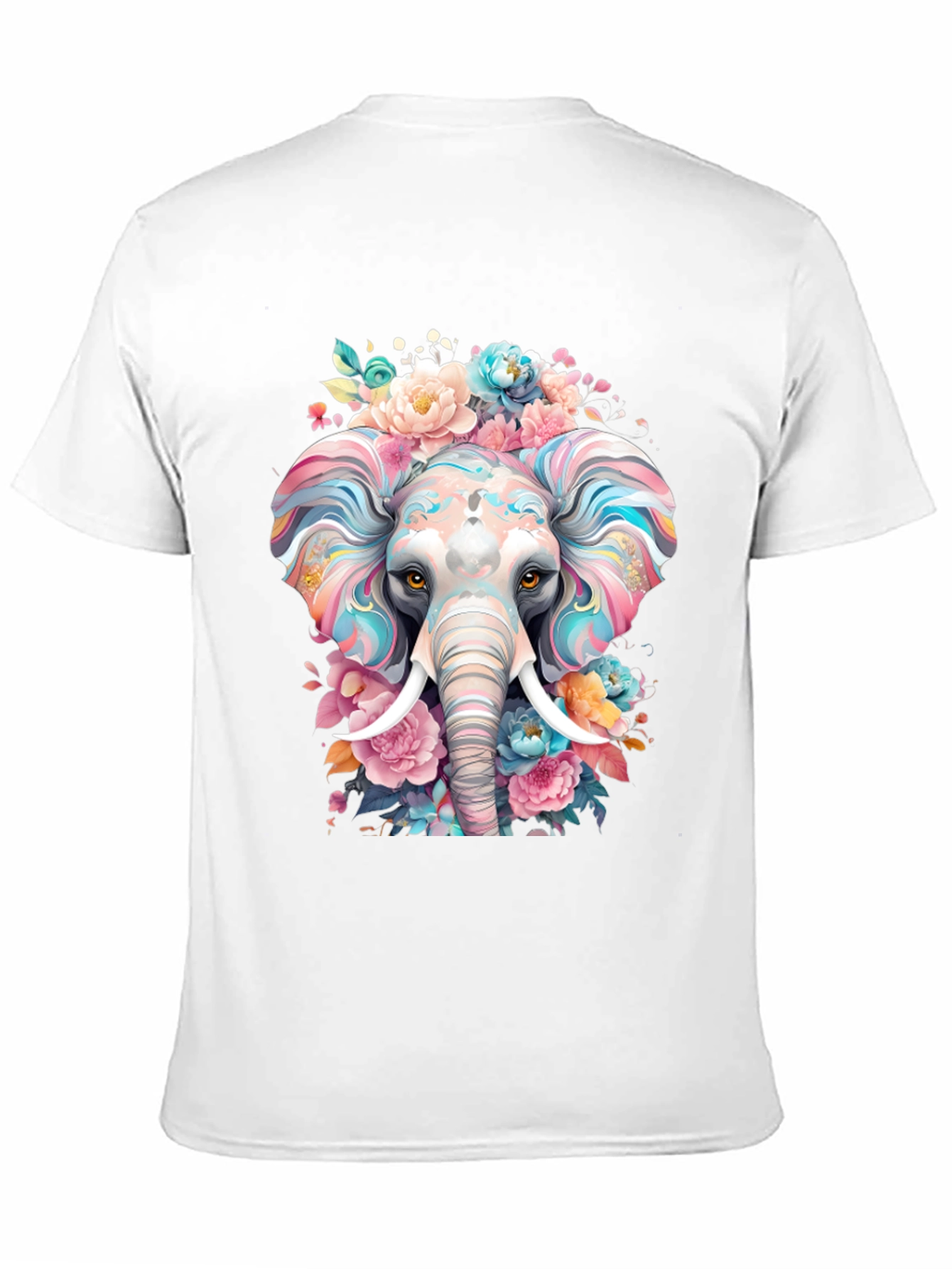 Floral Elephant Graphic Tee