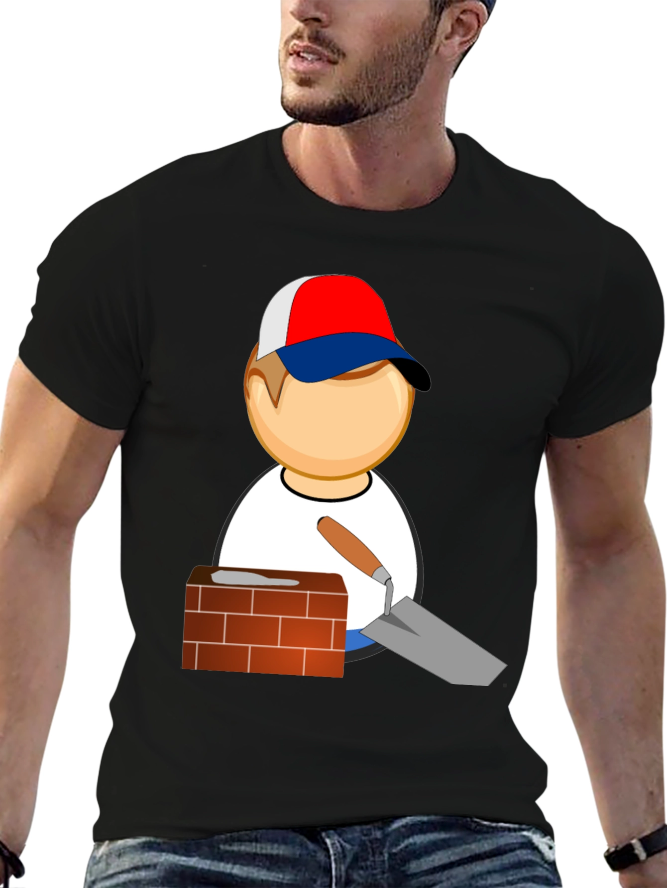 Mason Graphic T-Shirt - Construction Worker Tee