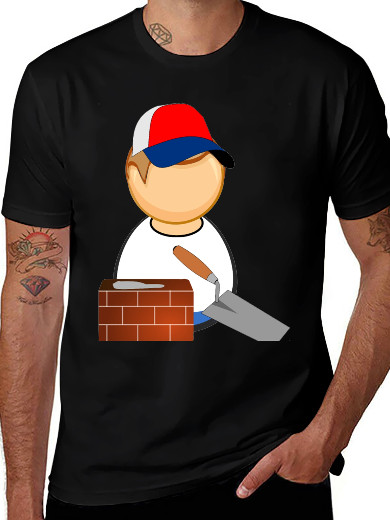 Mason Graphic T-Shirt - Construction Worker Tee