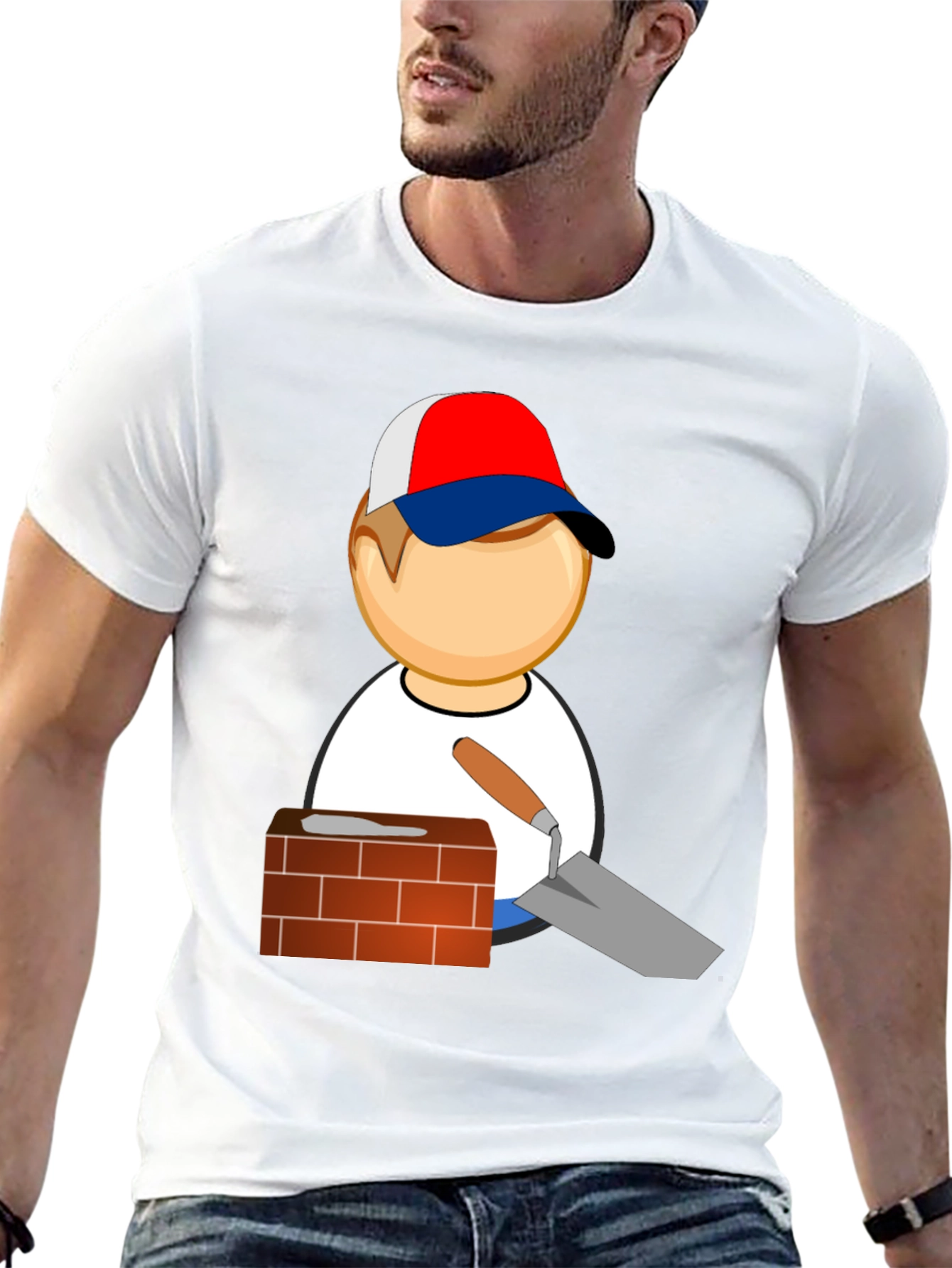 Mason Graphic T-Shirt - Construction Worker Tee