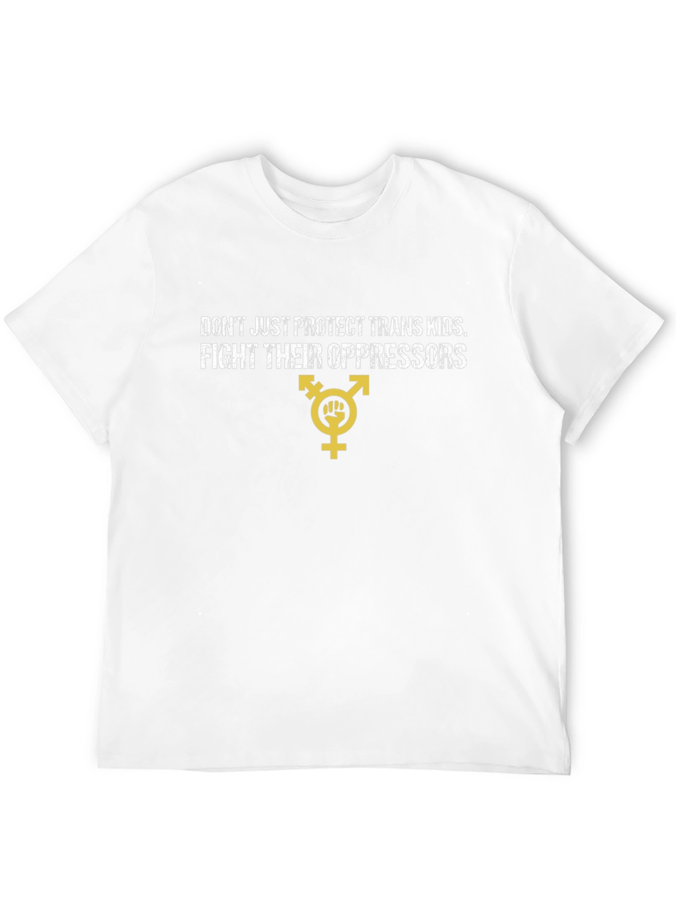 Fight Trans Oppressors T-Shirt - Transgender Pride Tee