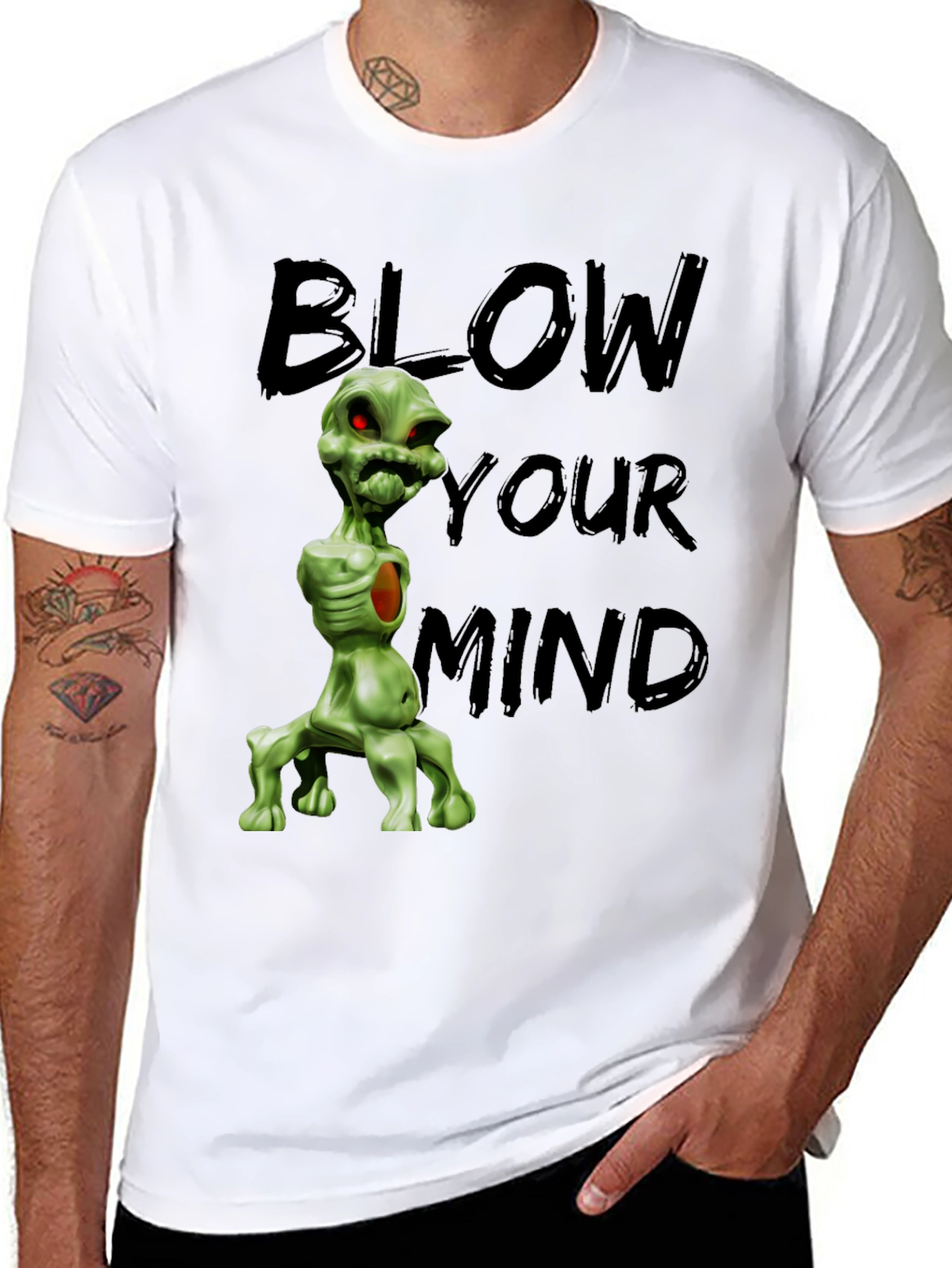 Blow Your Mind Alien Graphic Tee