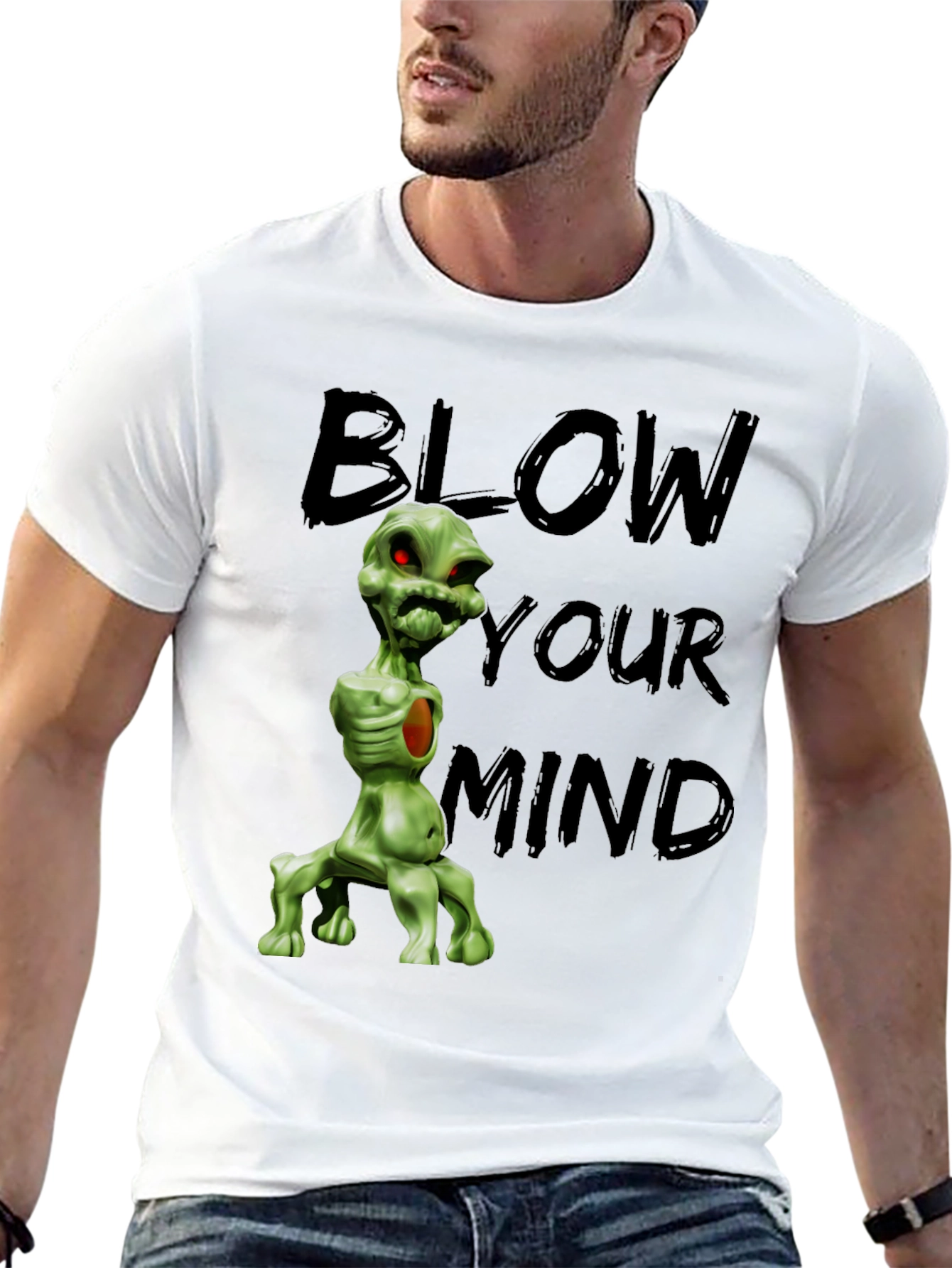 Blow Your Mind Alien Graphic Tee