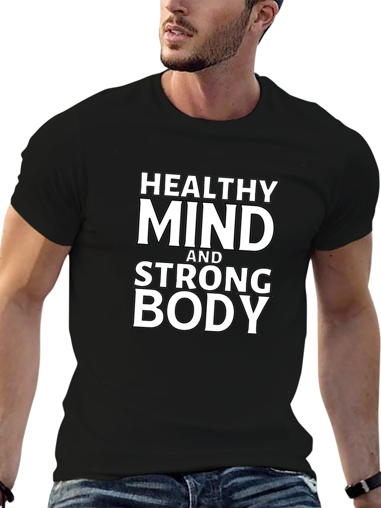 Healthy Mind & Strong Body Graphic Tee