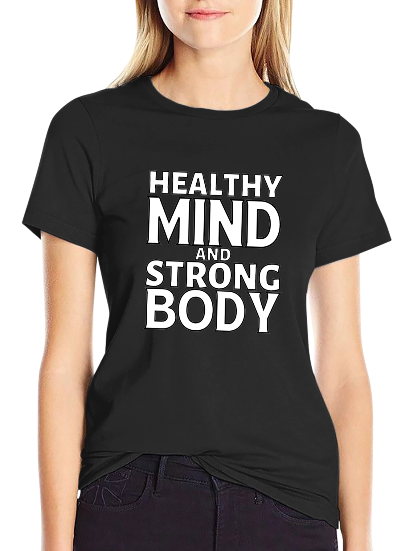 Healthy Mind & Strong Body Graphic Tee