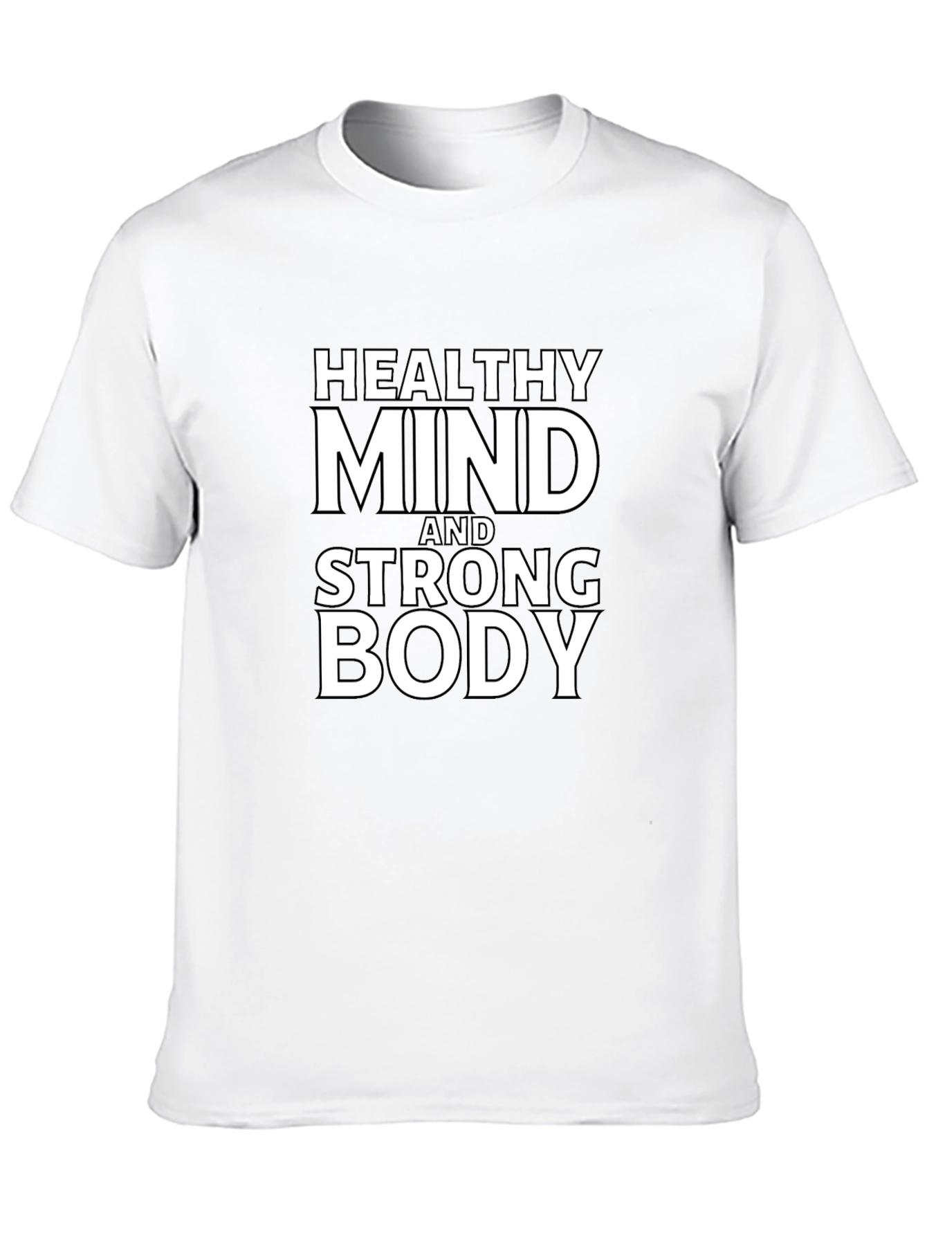 Healthy Mind & Strong Body Graphic Tee