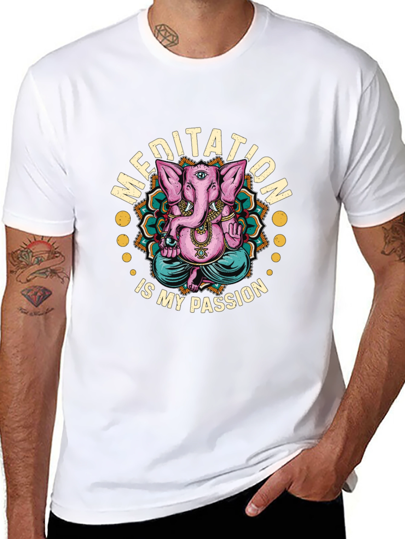 Meditation Passion Tee - Yoga Ganesha T-Shirt