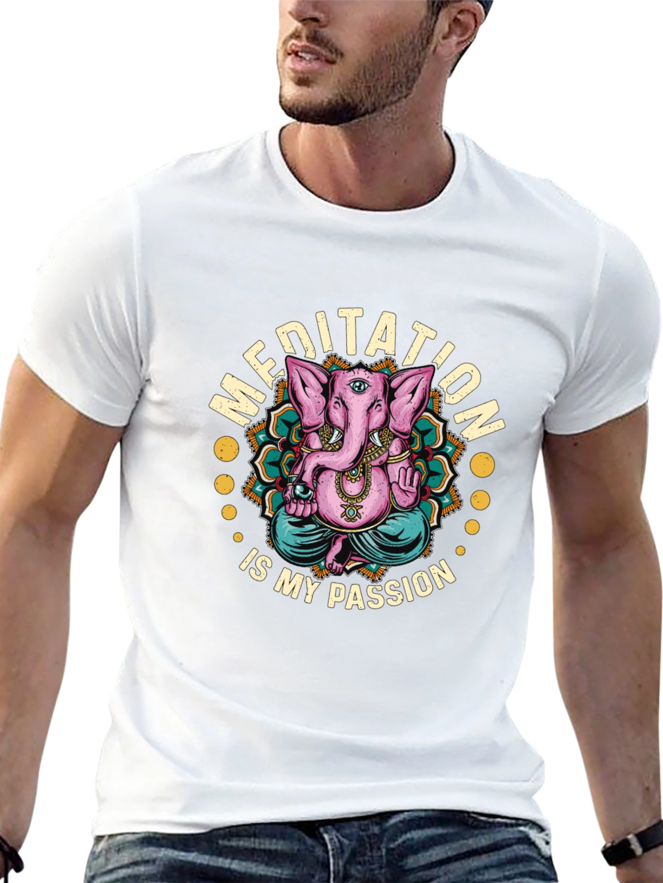 Meditation Passion Tee - Yoga Ganesha T-Shirt