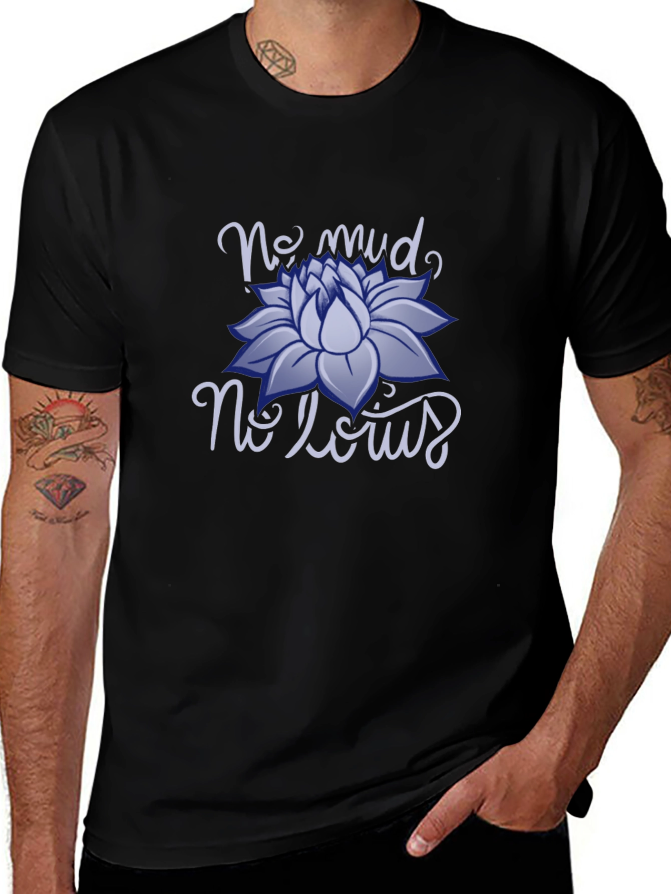 No Mud No Lotus Graphic T-Shirt