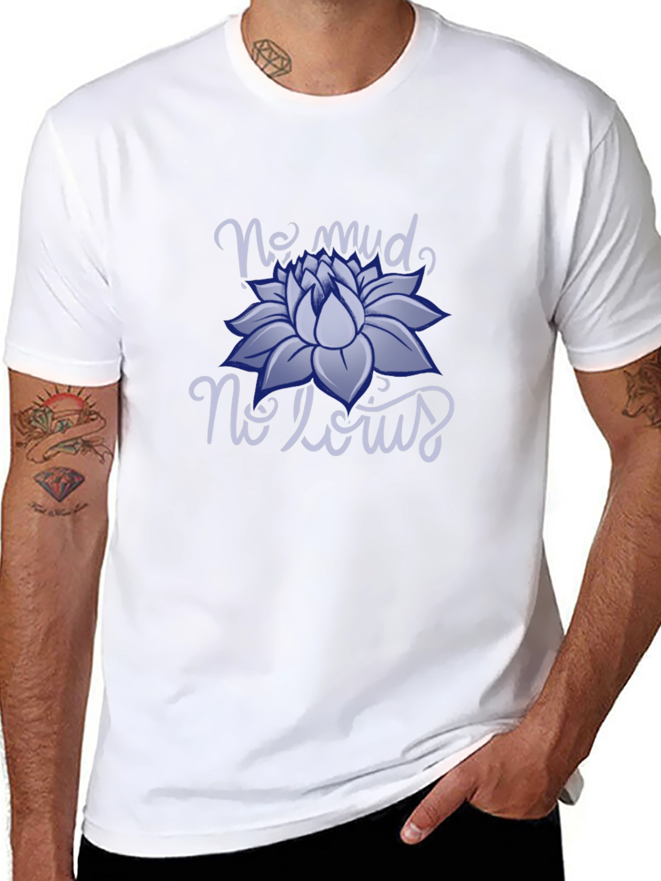 No Mud No Lotus Graphic T-Shirt