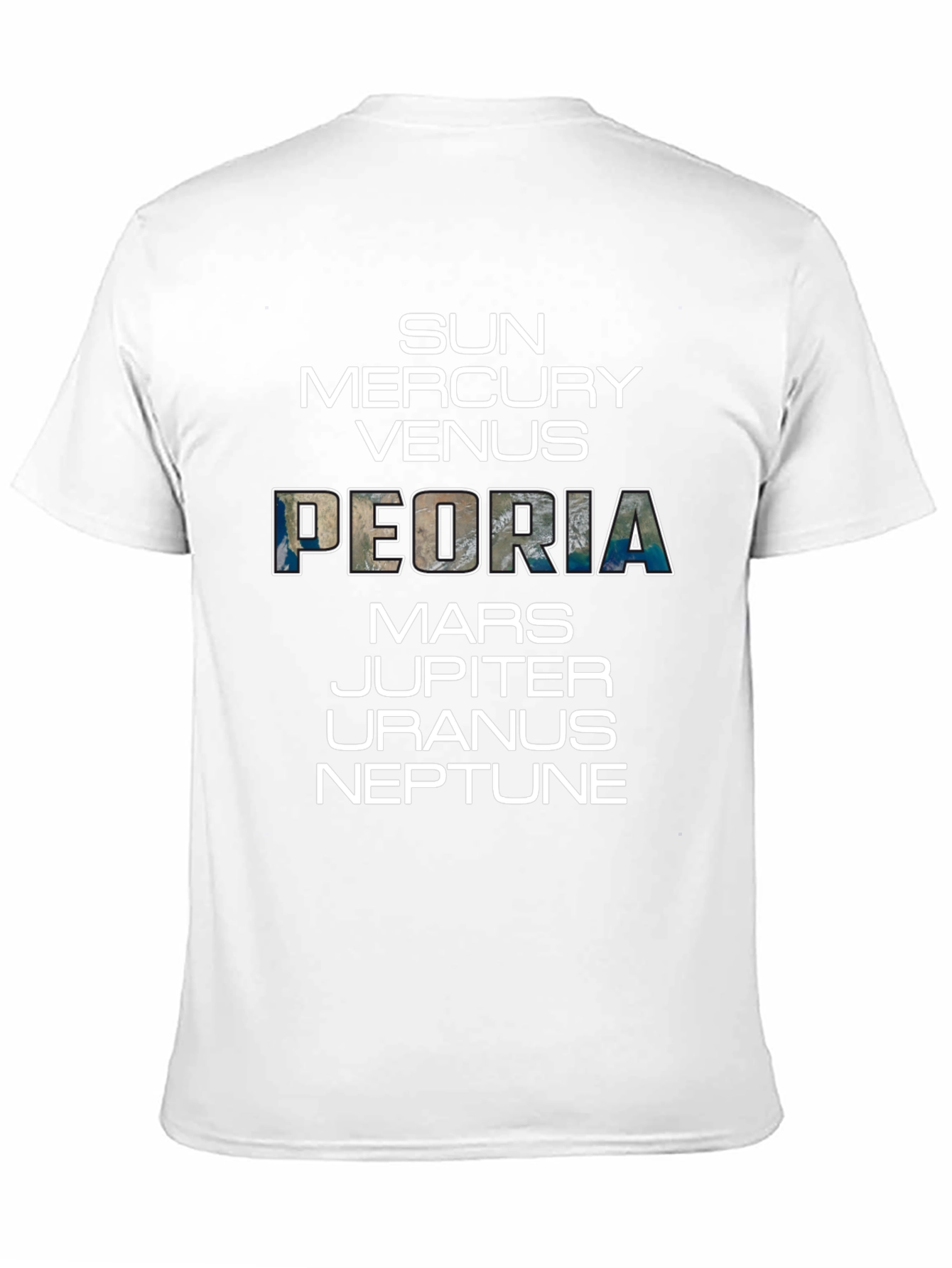 Peoria Planets Graphic T-Shirt