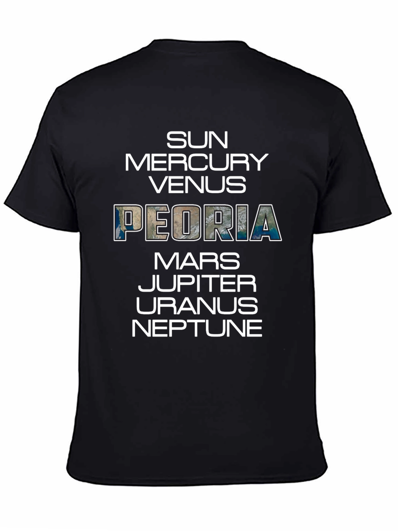 Peoria Planets Graphic T-Shirt