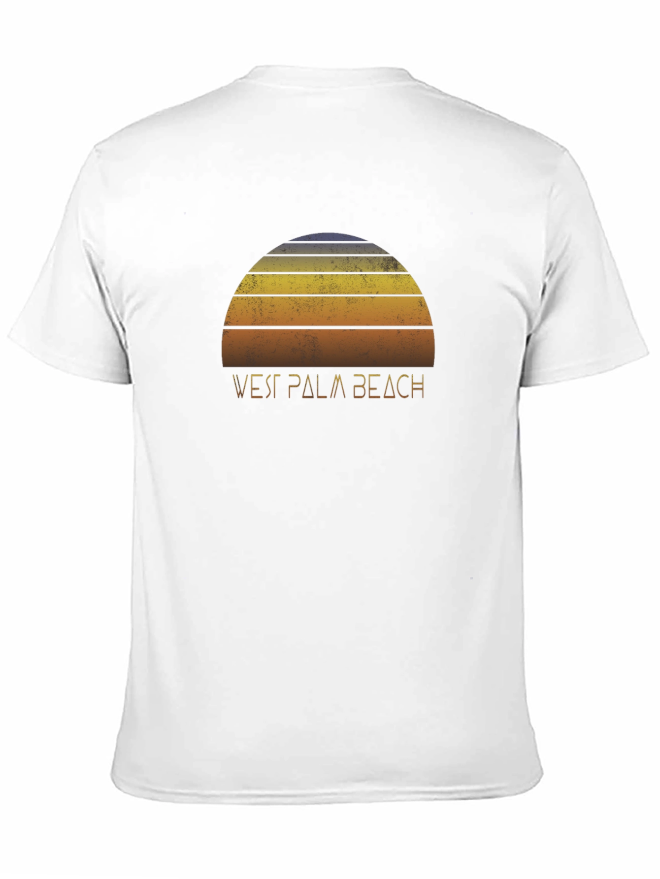 Retro West Palm Beach Sunset Graphic T-Shirt