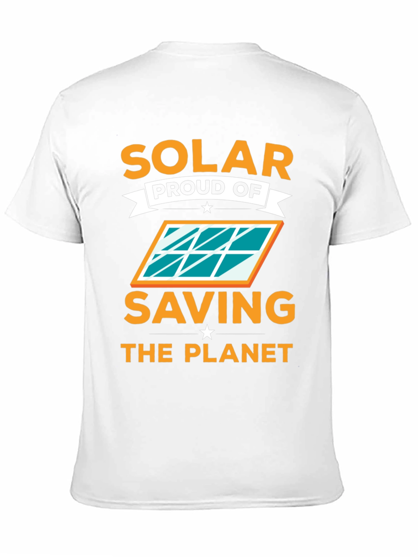 Solar Proud of Saving the Planet Black Tee