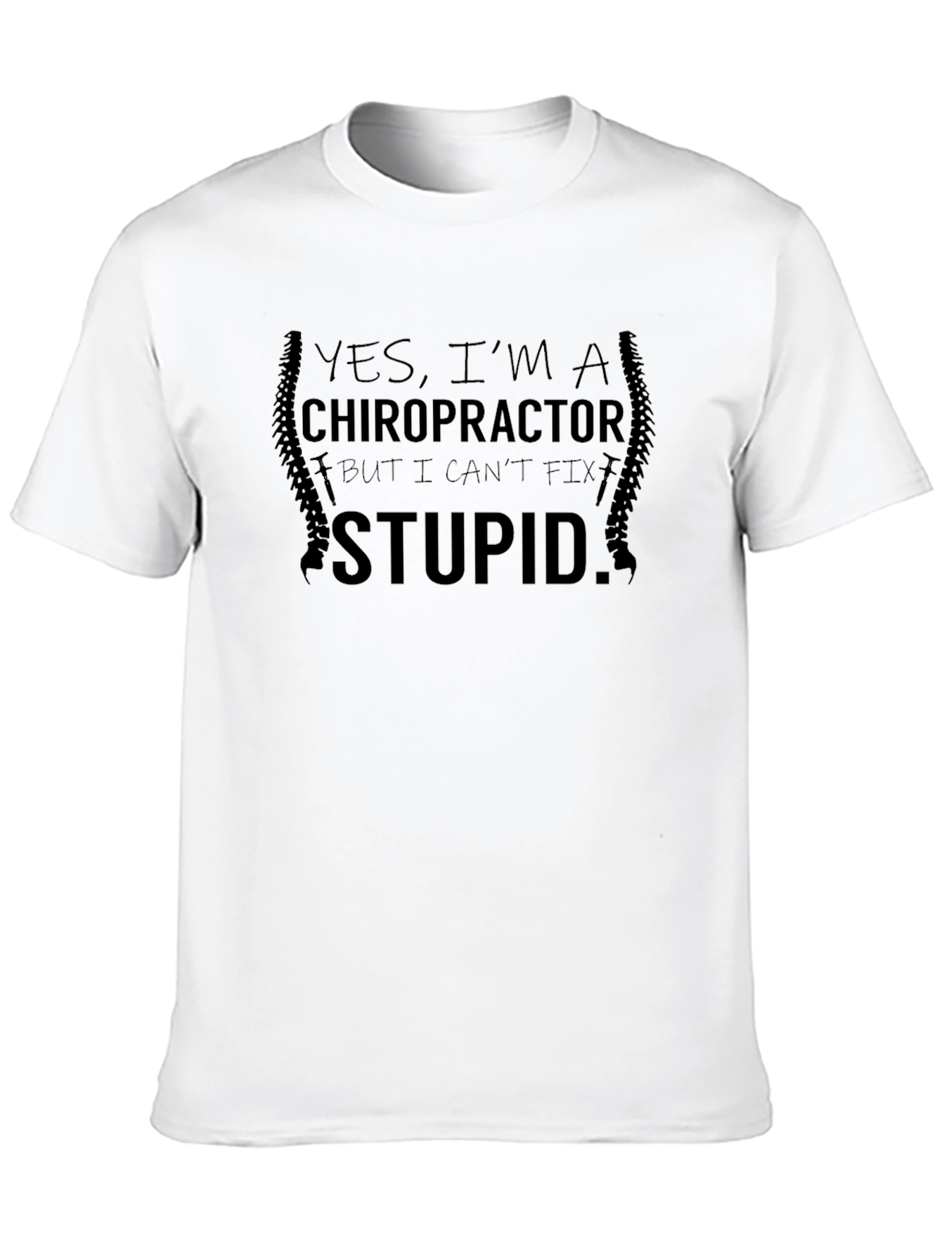 Chiropractor T-Shirt Funny Spine Doctor Gift