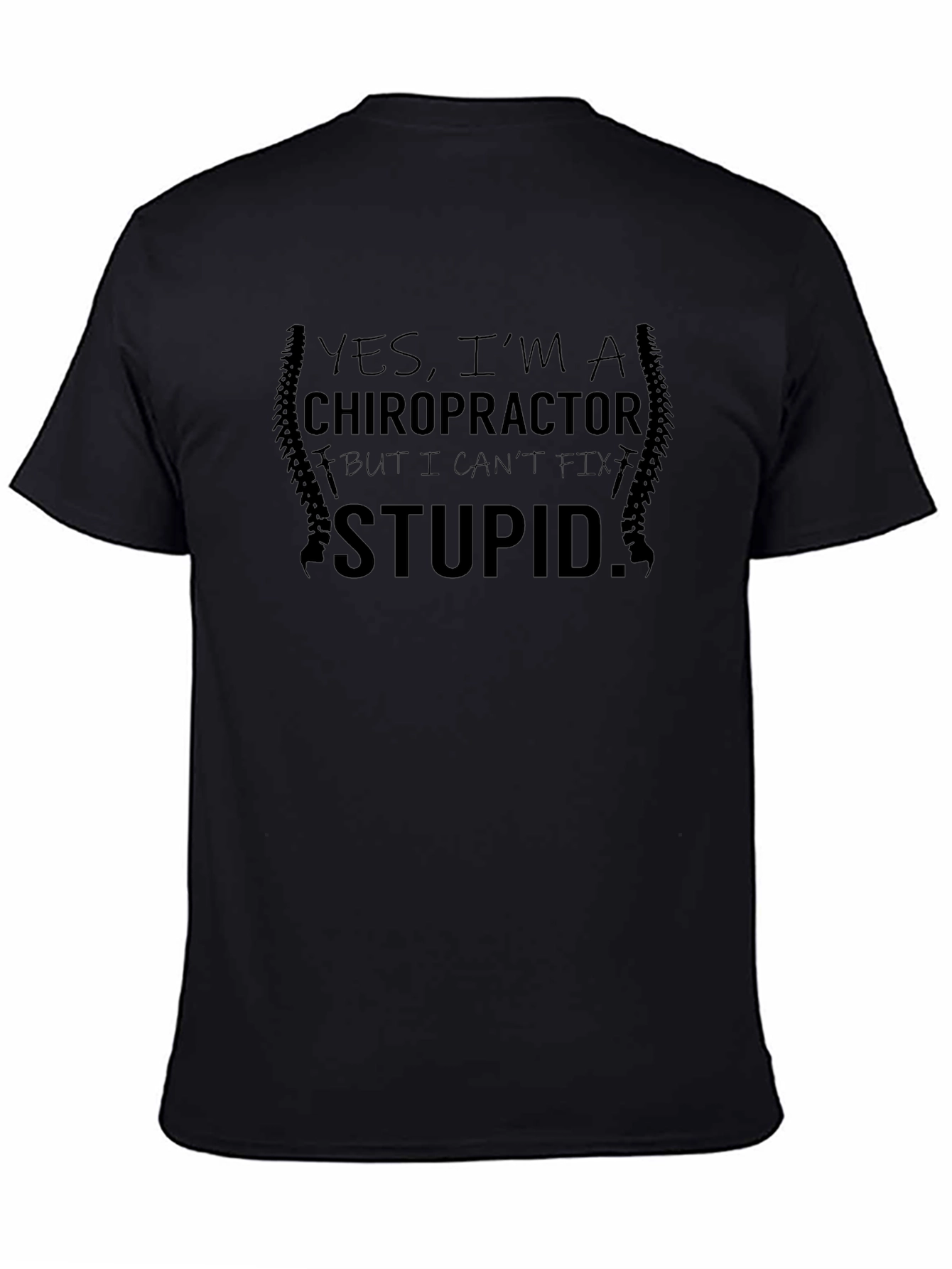 Chiropractor T-Shirt Funny Spine Doctor Gift