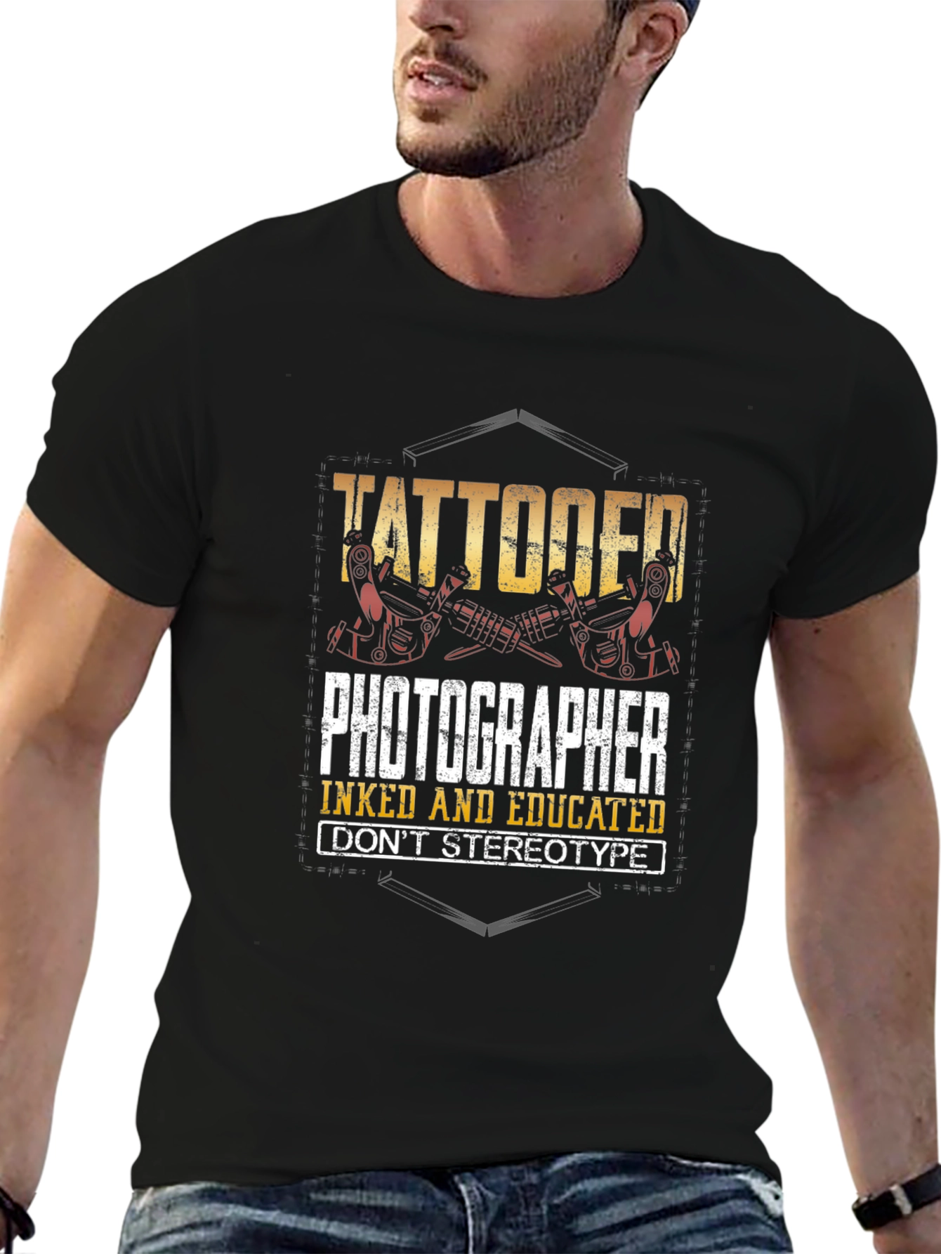 Tattooed Photographer Graphic Tee
