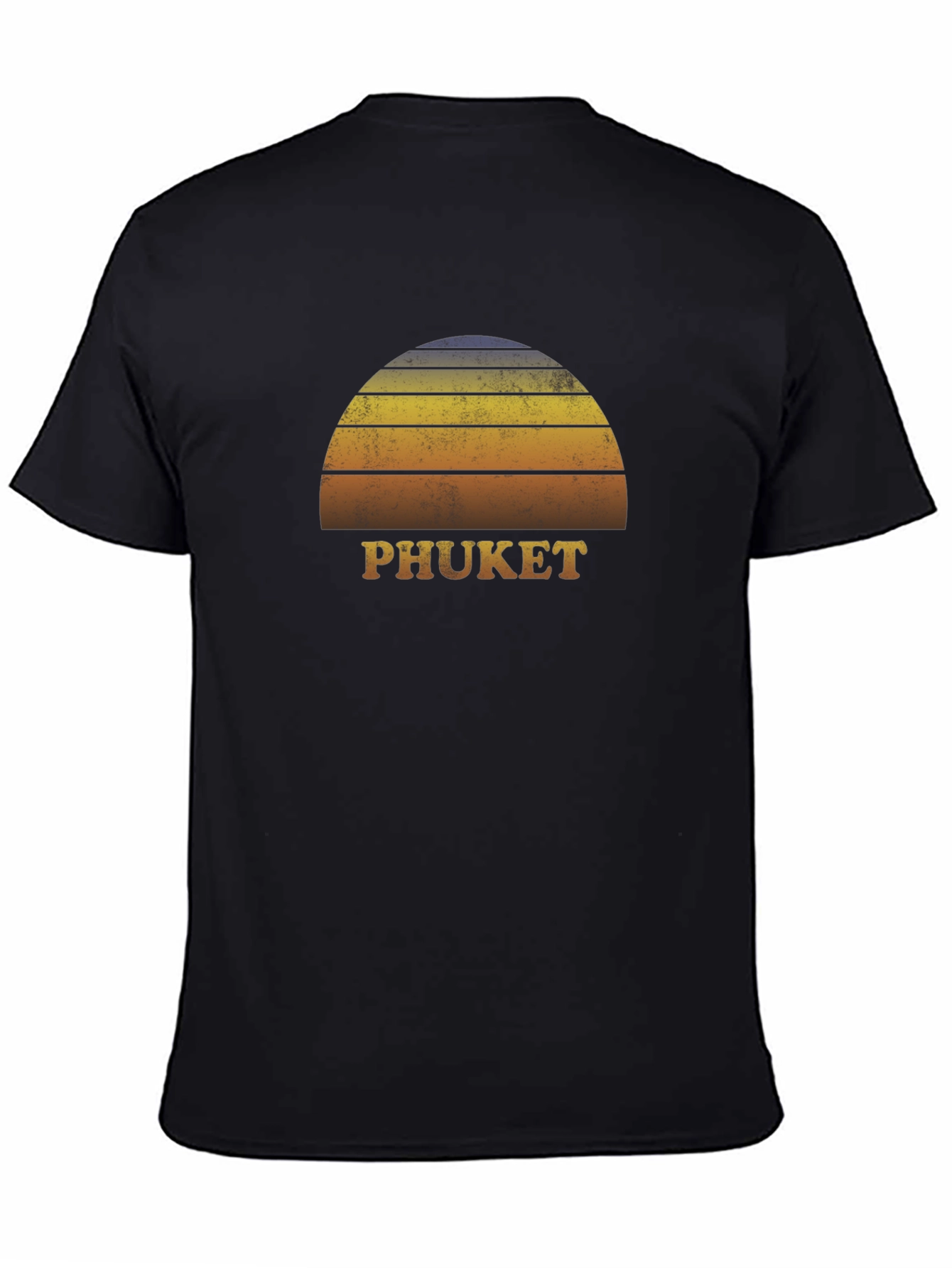 Phuket Sunset Graphic Tee - Retro Style
