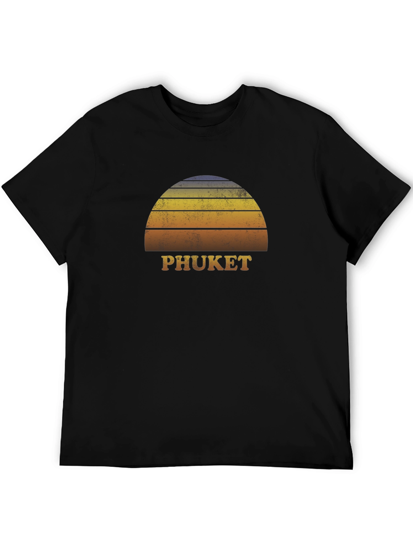 Phuket Sunset Graphic Tee - Retro Style