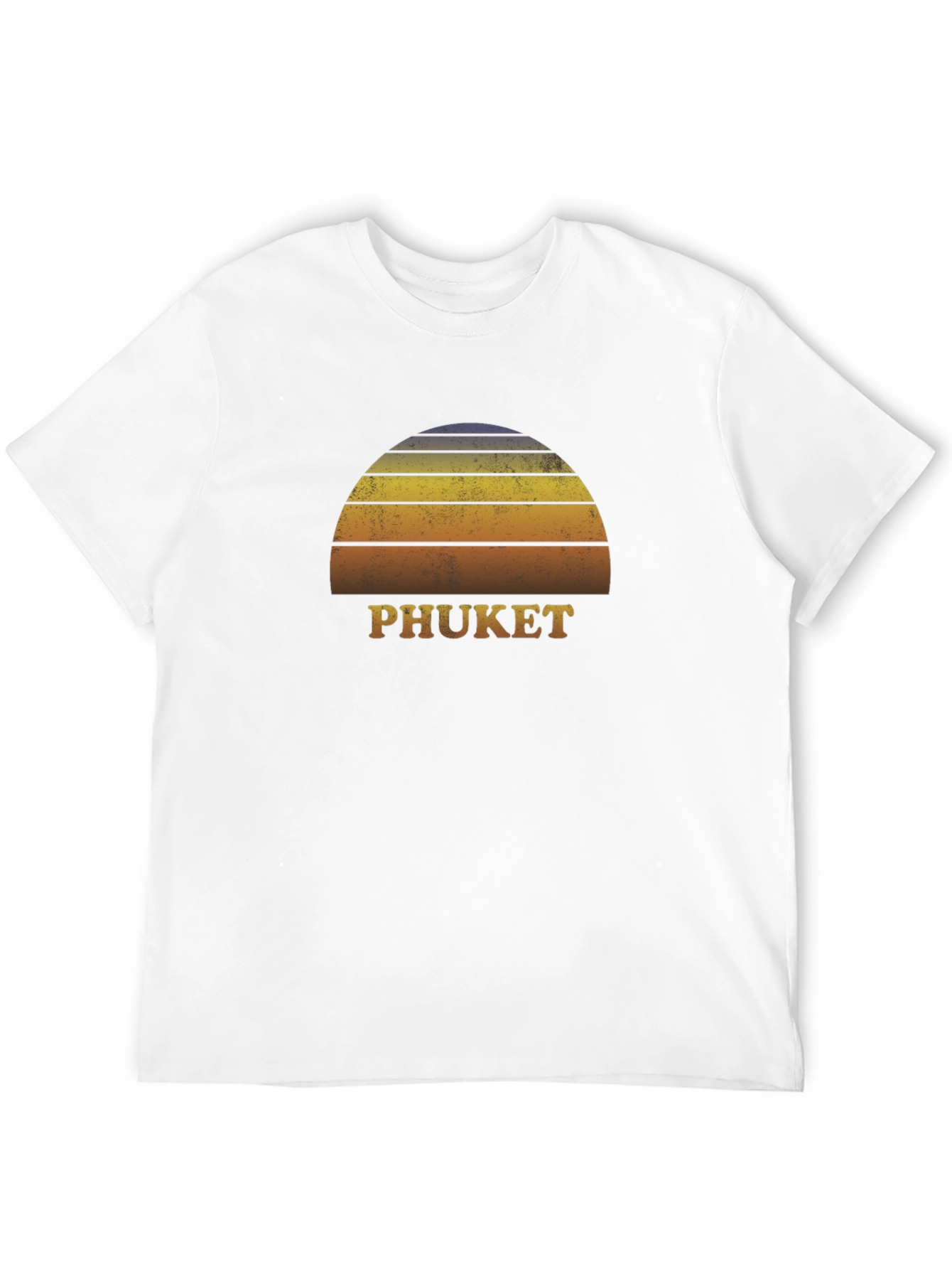 Phuket Sunset Graphic Tee - Retro Style