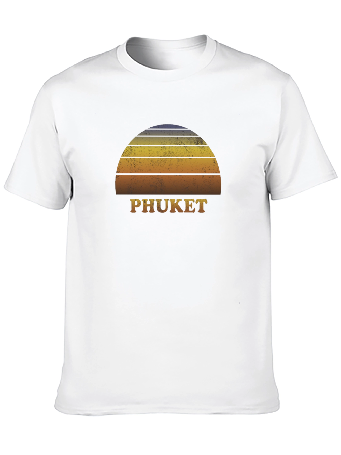 Phuket Sunset Graphic Tee - Retro Style