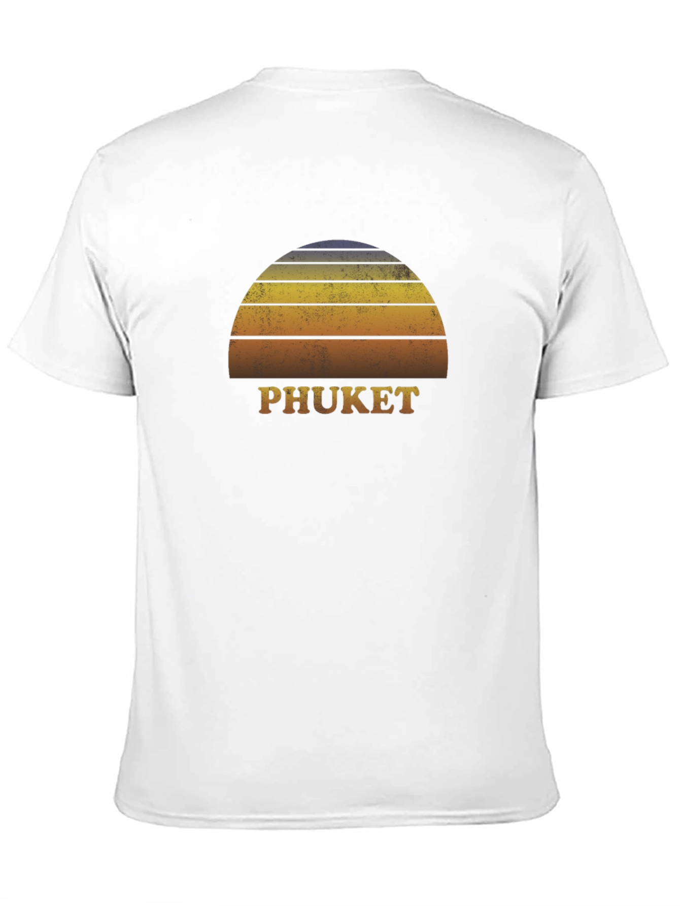 Phuket Sunset Graphic Tee - Retro Style