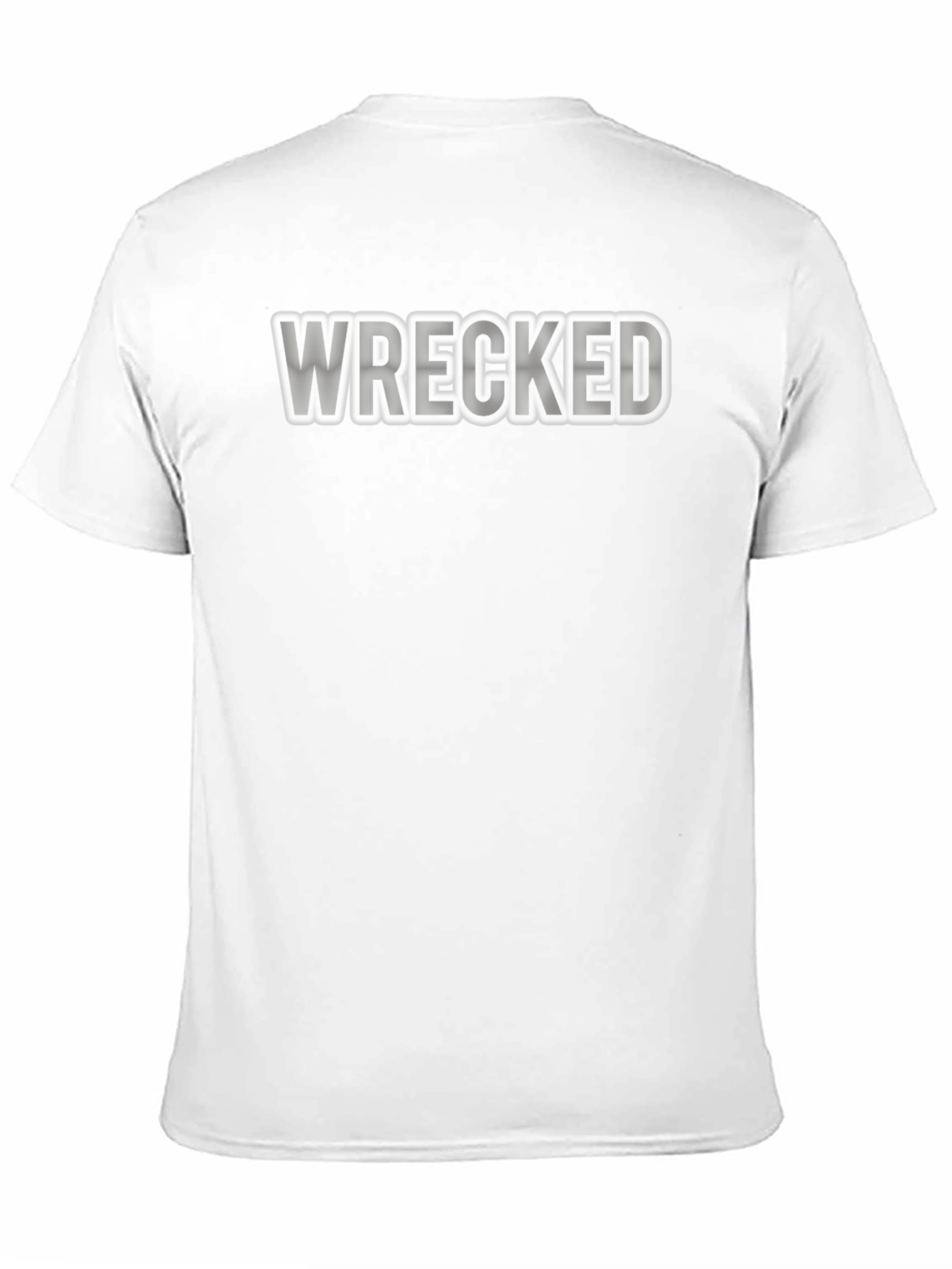 Wrecked Graphic Print Black T-Shirt