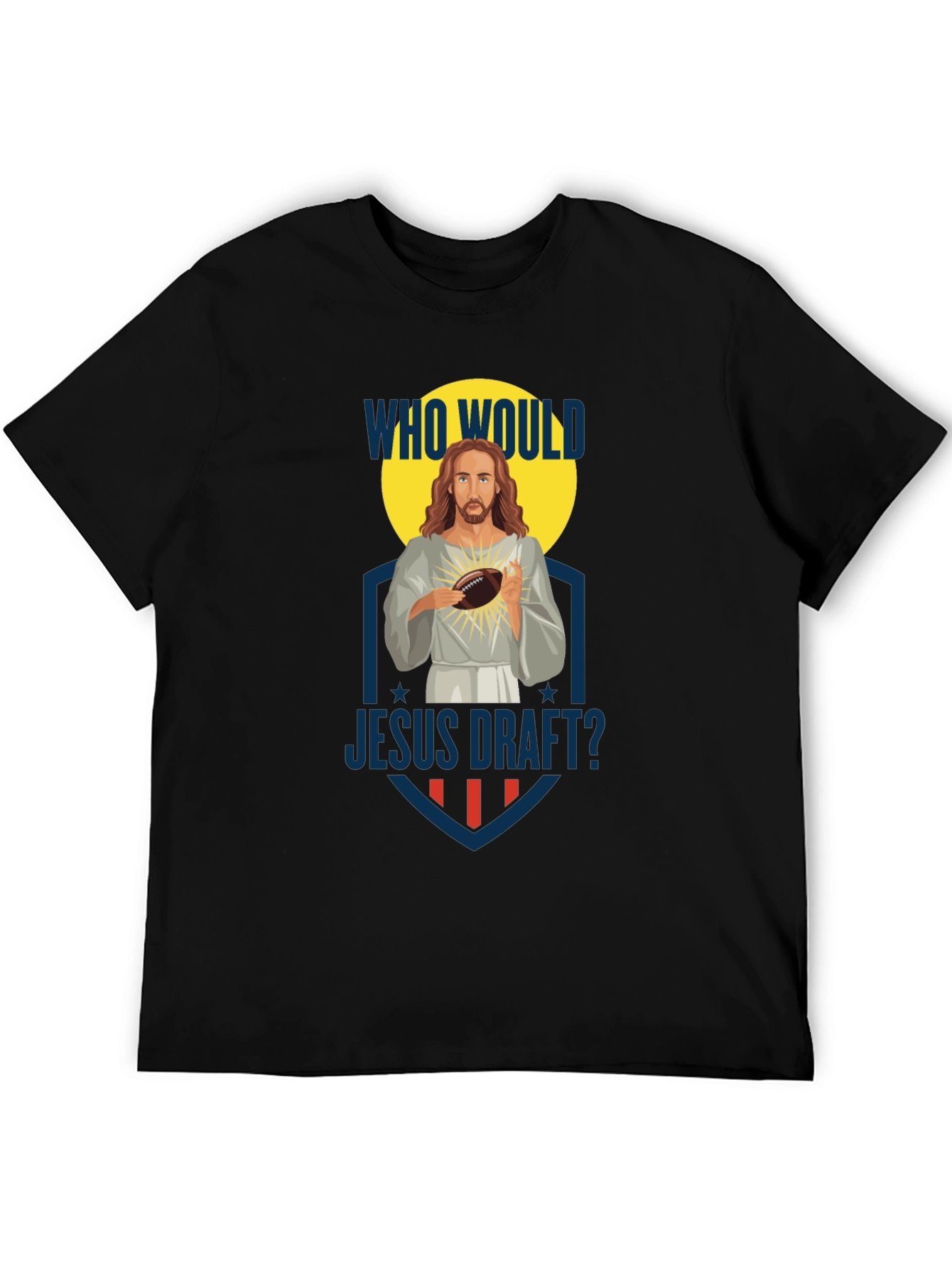 Who Would Jesus Draft? Football T-Shirt