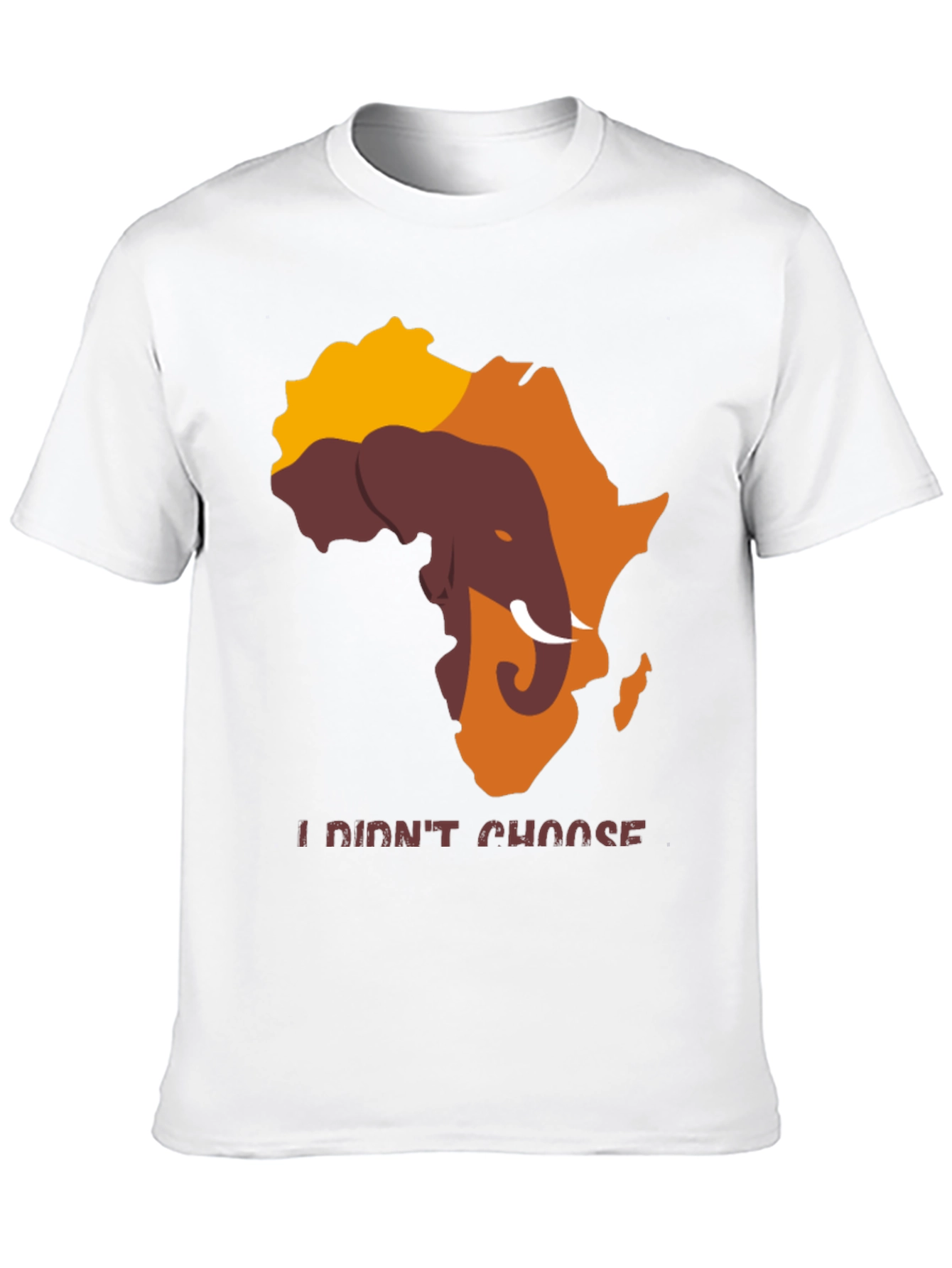 Africa Elephant Graphic Mens Tee