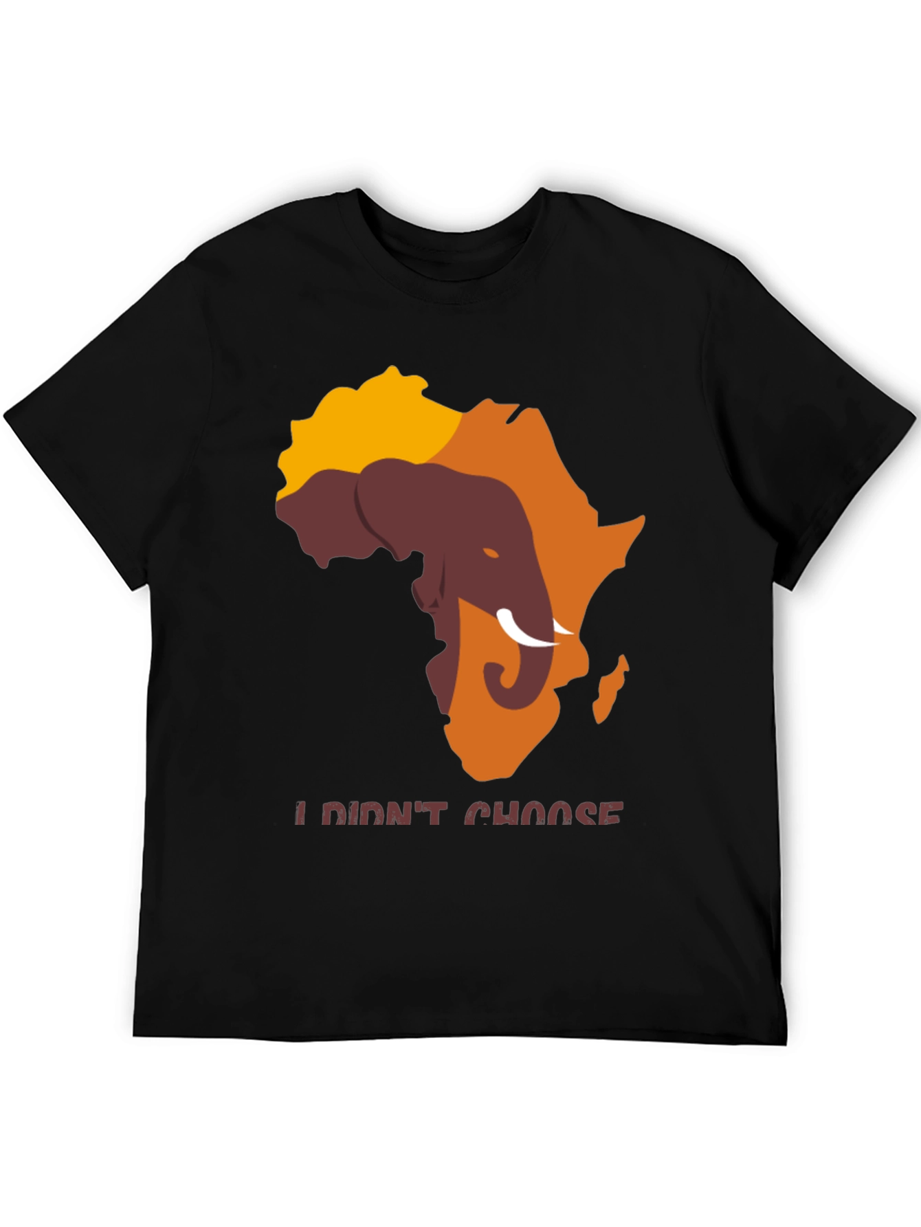 Africa Elephant Graphic Mens Tee