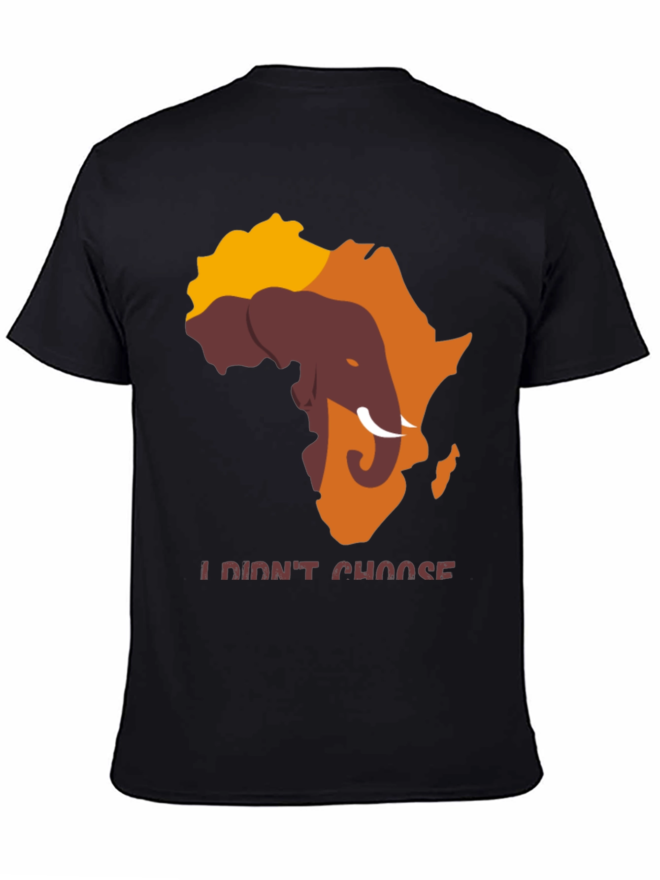 Africa Elephant Graphic Mens Tee