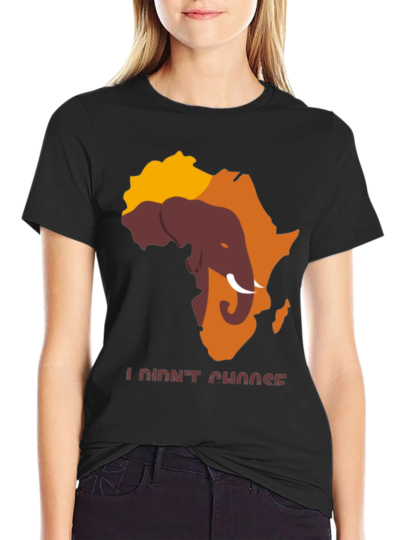 Africa Elephant Graphic Mens Tee