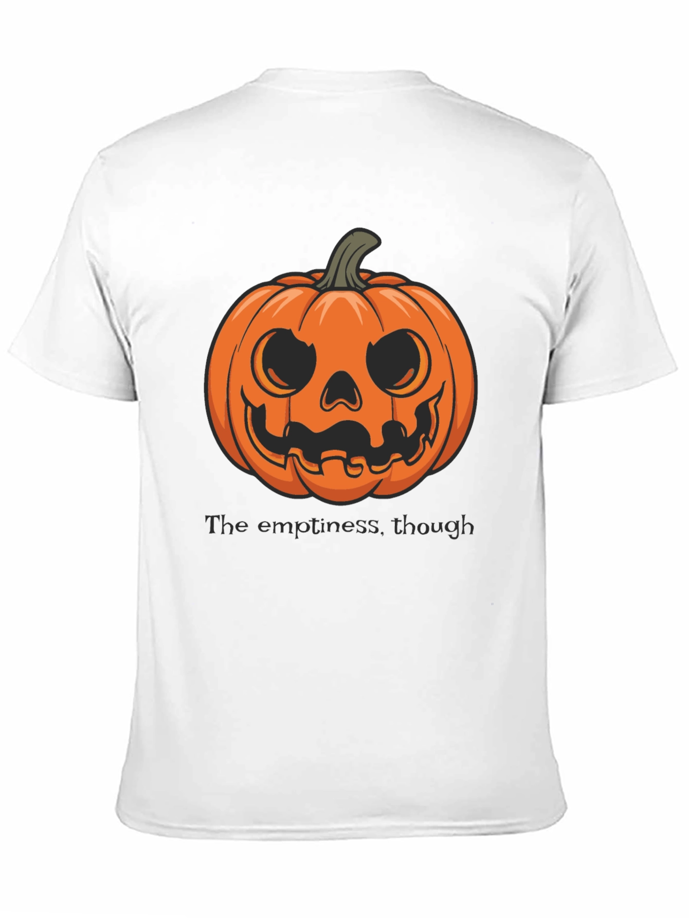 Halloween Pumpkin Graphic Tee - The Emptiness Though