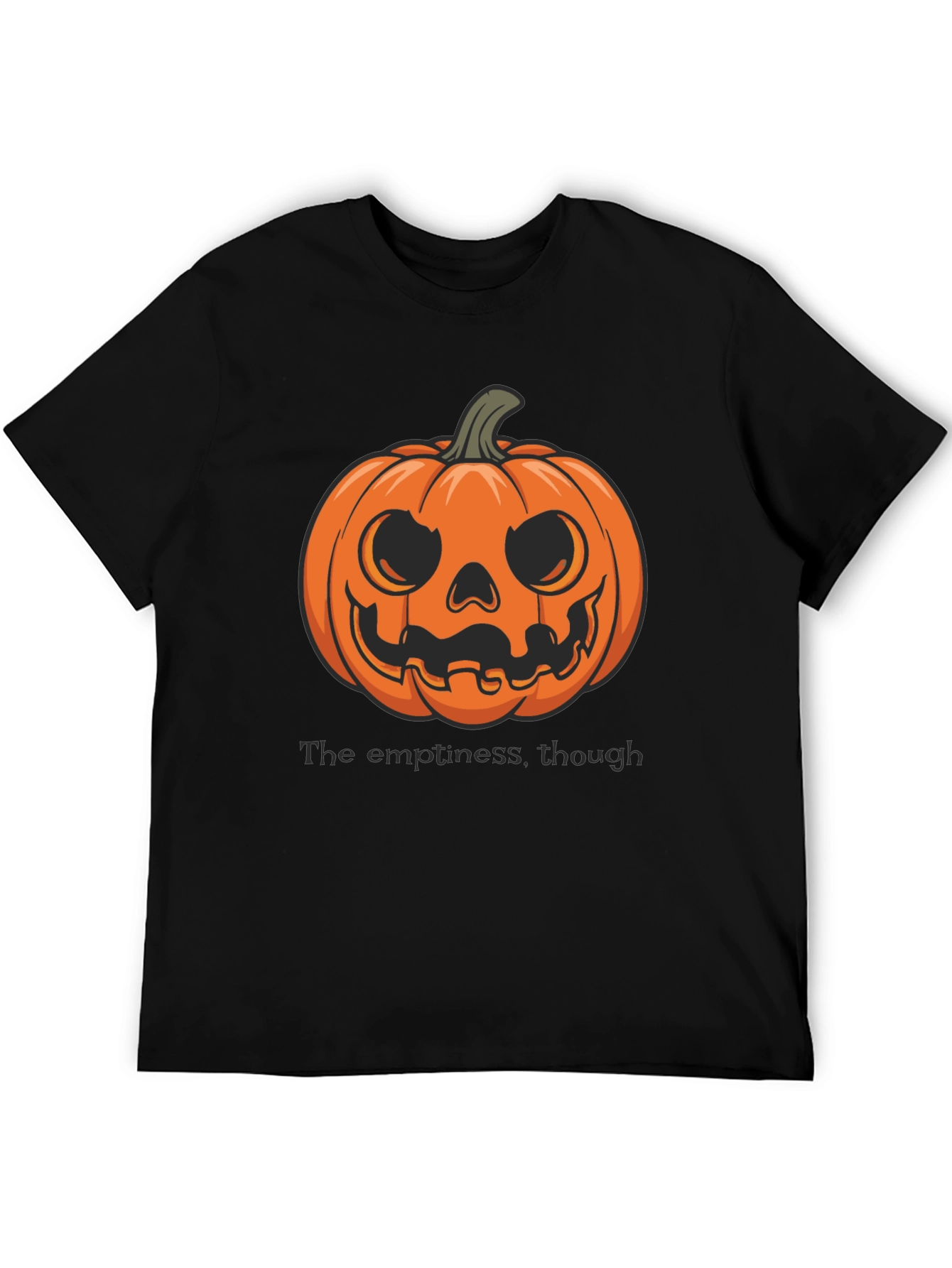 Halloween Pumpkin Graphic Tee - The Emptiness Though