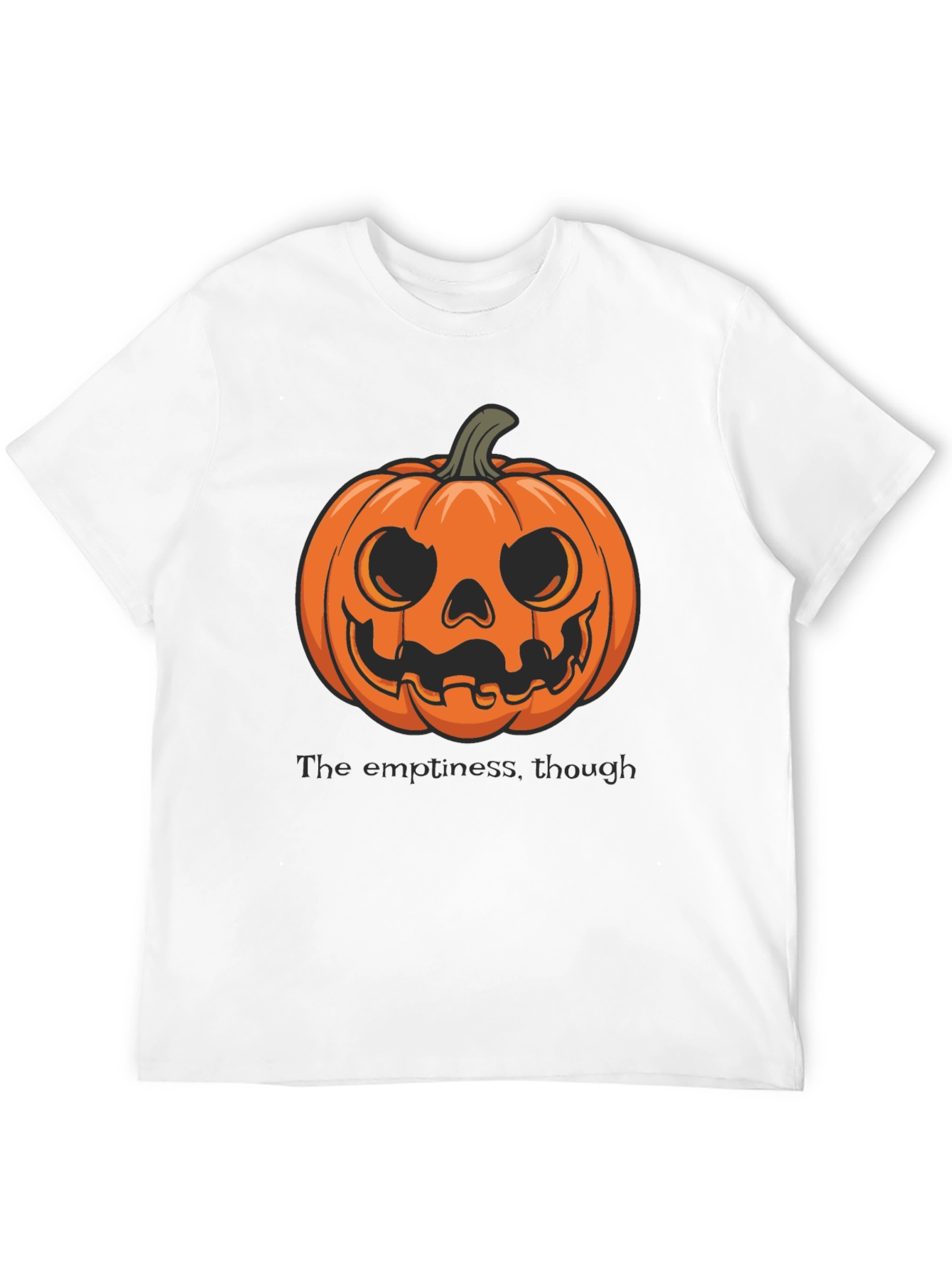 Halloween Pumpkin Graphic Tee - The Emptiness Though