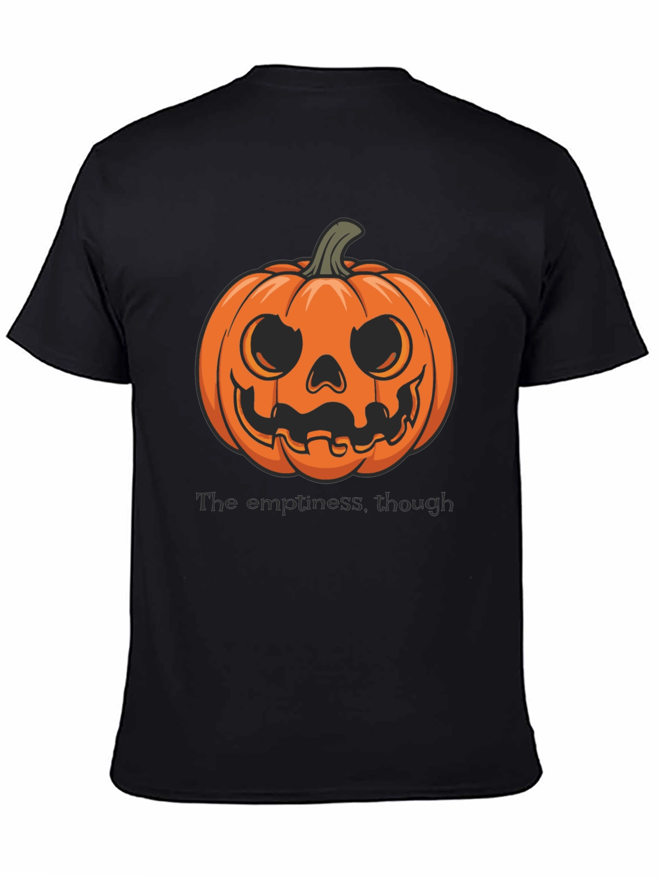 Halloween Pumpkin Graphic Tee - The Emptiness Though